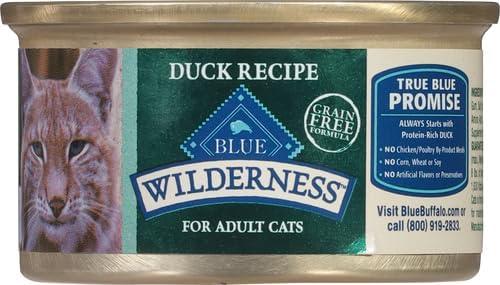 imageBlue Buffalo Tastefuls Flaked Wet Cat Food Variety Pack Made with Natural Ingredients Tuna Chicken Fish amp Shrimp 3oz Cans 12 Count 4 of EachDuck
