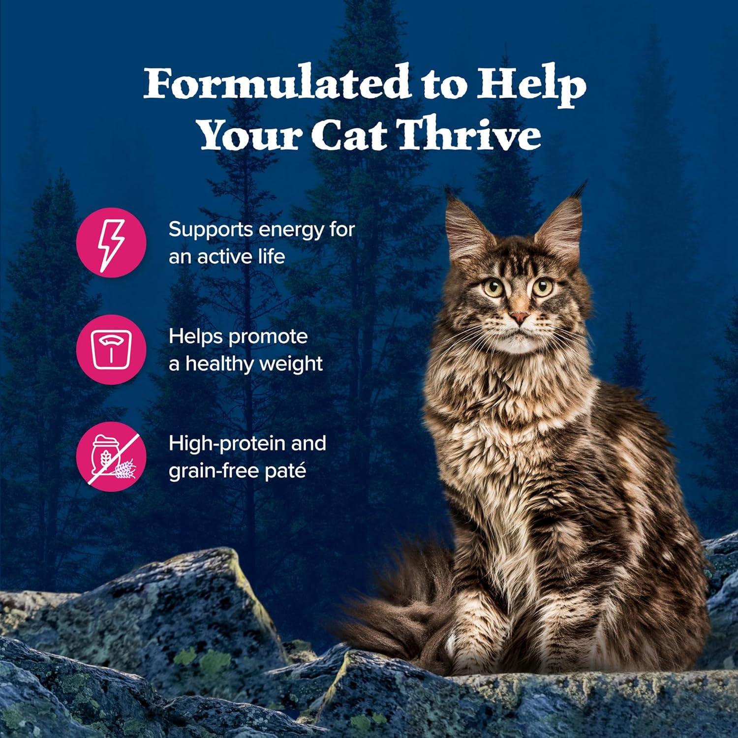 imageBlue Buffalo Tastefuls Flaked Wet Cat Food Variety Pack Made with Natural Ingredients Tuna Chicken Fish amp Shrimp 3oz Cans 12 Count 4 of EachSalmon