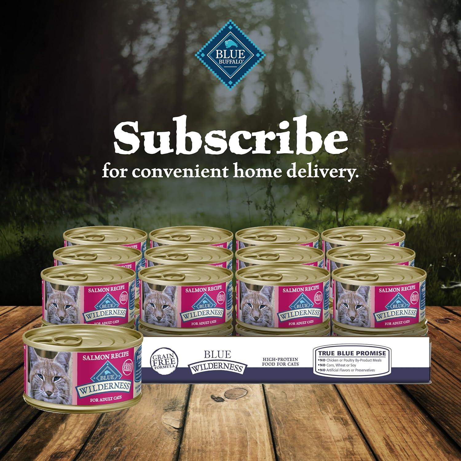 imageBlue Buffalo Tastefuls Flaked Wet Cat Food Variety Pack Made with Natural Ingredients Tuna Chicken Fish amp Shrimp 3oz Cans 12 Count 4 of EachSalmon