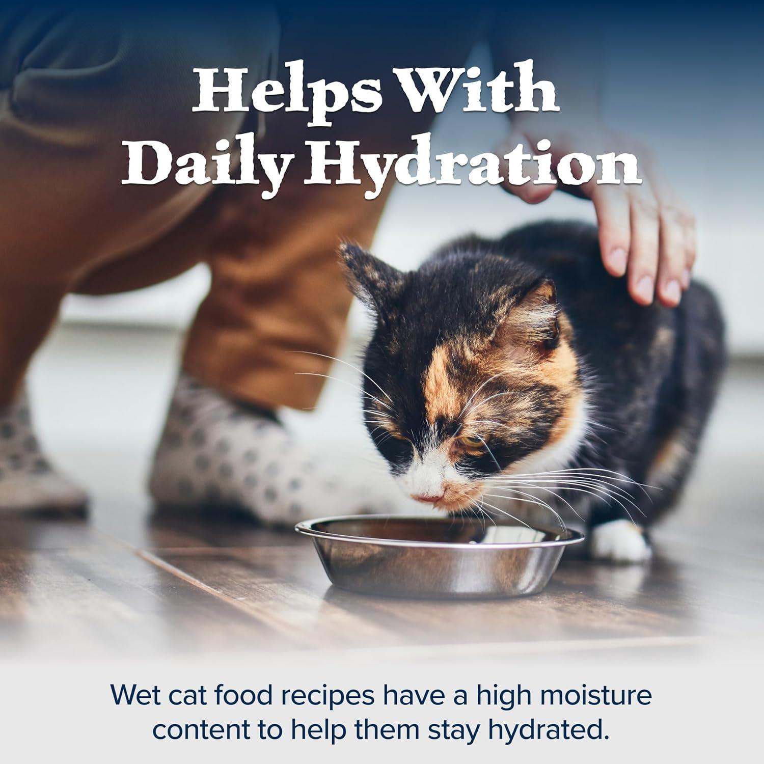 imageBlue Buffalo Tastefuls Flaked Wet Cat Food Variety Pack Made with Natural Ingredients Tuna Chicken Fish amp Shrimp 3oz Cans 12 Count 4 of EachSalmon