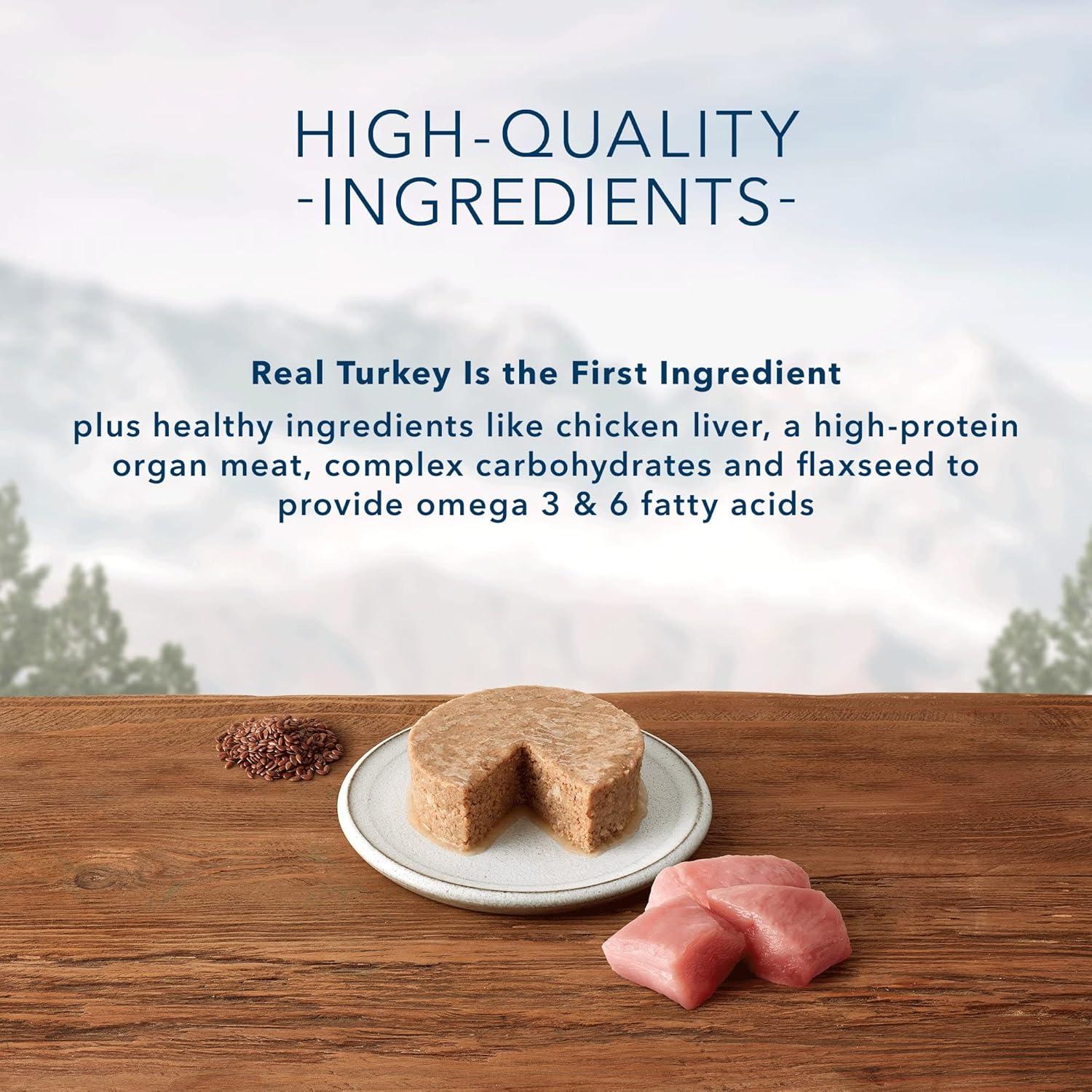 imageBlue Buffalo Tastefuls Flaked Wet Cat Food Variety Pack Made with Natural Ingredients Tuna Chicken Fish amp Shrimp 3oz Cans 12 Count 4 of EachTurkey