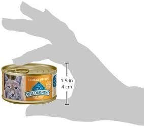 imageBlue Buffalo Tastefuls Flaked Wet Cat Food Variety Pack Made with Natural Ingredients Tuna Chicken Fish amp Shrimp 3oz Cans 12 Count 4 of EachTurkey
