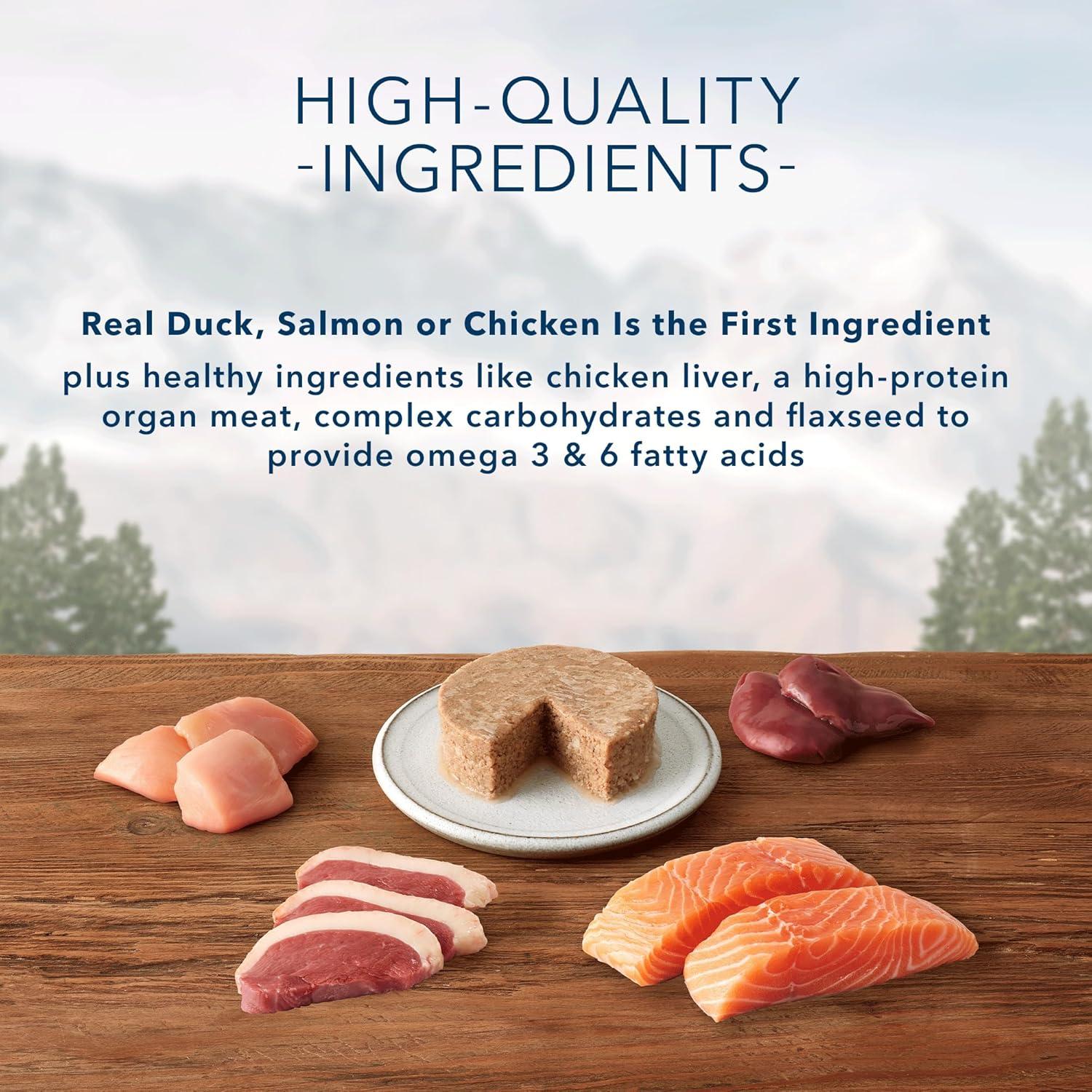 imageBlue Buffalo Tastefuls Flaked Wet Cat Food Variety Pack Made with Natural Ingredients Tuna Chicken Fish amp Shrimp 3oz Cans 12 Count 4 of EachVariety Pack Chicken Salmon Duck