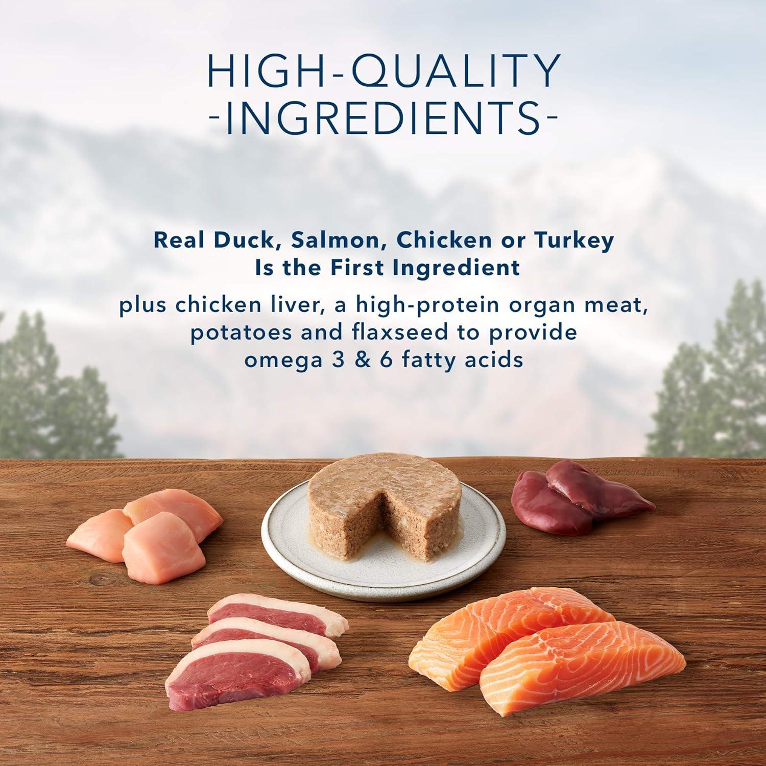 imageBlue Buffalo Tastefuls Flaked Wet Cat Food Variety Pack Made with Natural Ingredients Tuna Chicken Fish amp Shrimp 3oz Cans 12 Count 4 of EachVariety Pack Chicken Salmon Duck Turkey