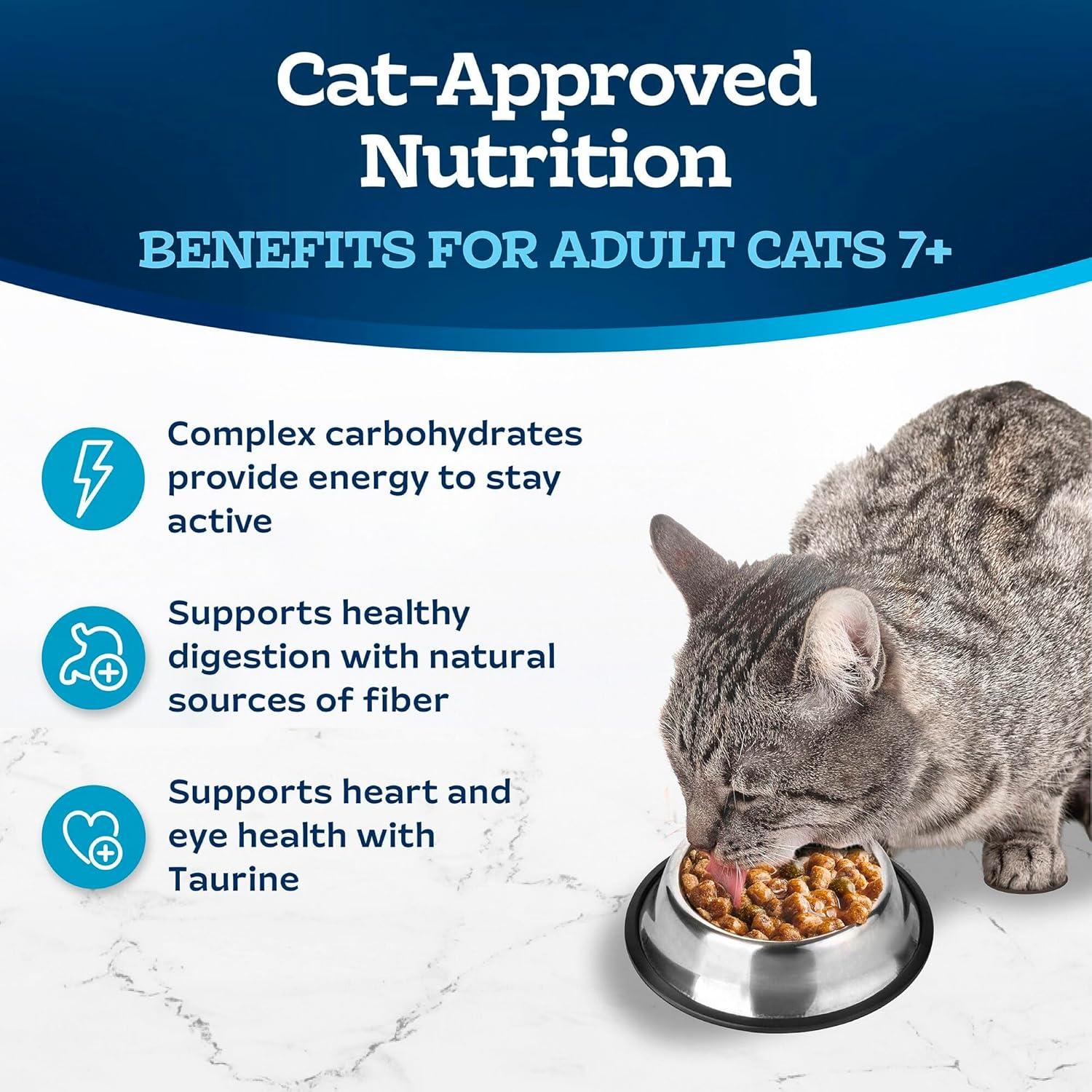 imageBlue Buffalo Tastefuls Irresistible Gravy Experience Adult Cat 7 Dry Food Chicken amp Brown Rice Recipe 7lb BagChicken