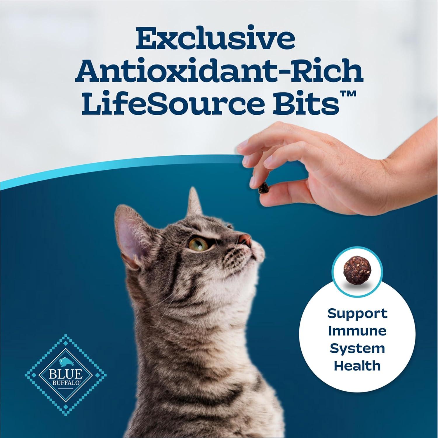 imageBlue Buffalo Tastefuls Mature Dry Cat Food for Adult Cats 7 Made in the USA with Natural Ingredients Chicken amp Brown Rice Recipe 3lb Resealable BagChicken Brown Rice