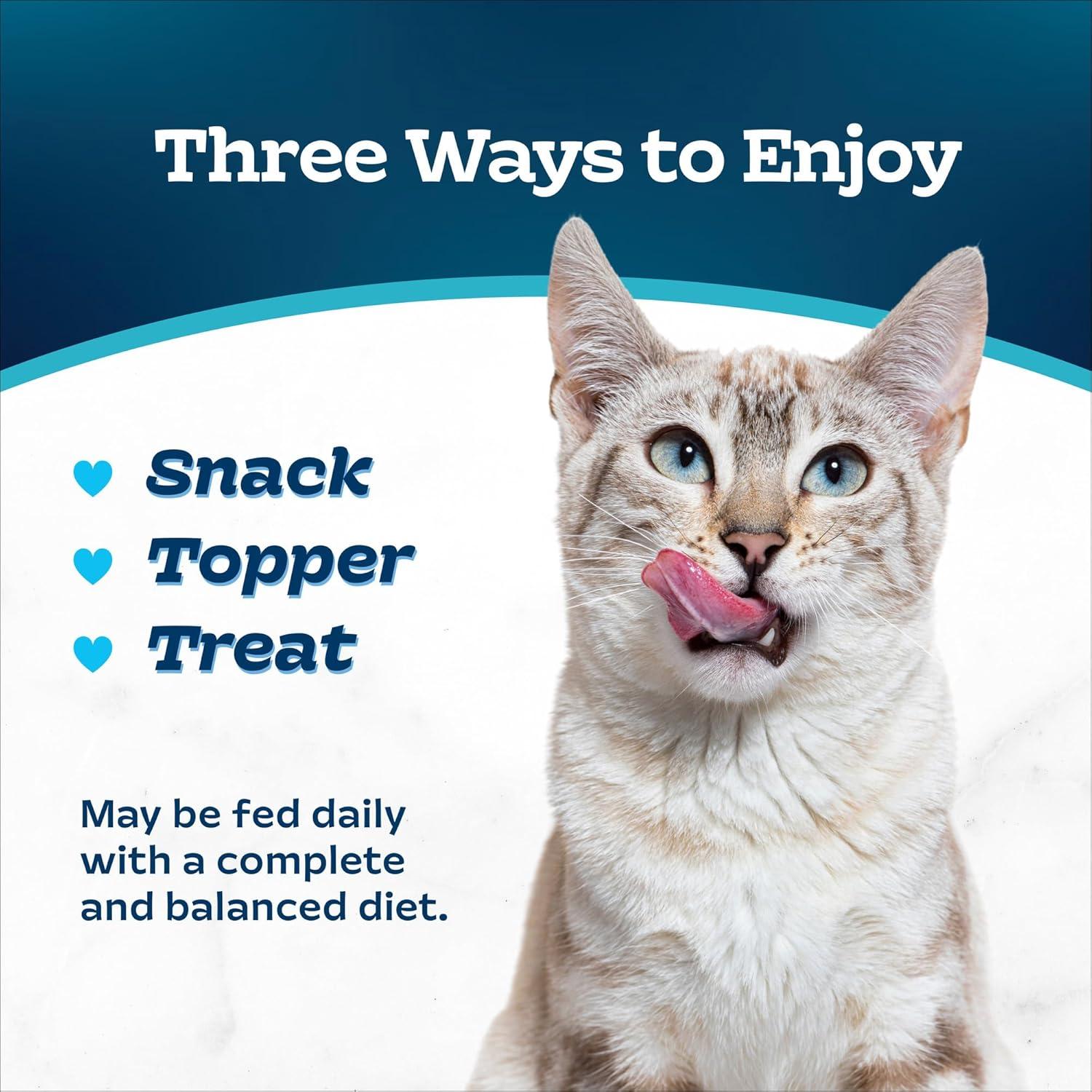 imageBlue Buffalo Tastefuls Pures Variety Pack Natural Cat Food Complement Resealable Twist Cap Pouches Chicken and Tuna 3oz 12 Count 6 of Each FlavorChicken Tuna