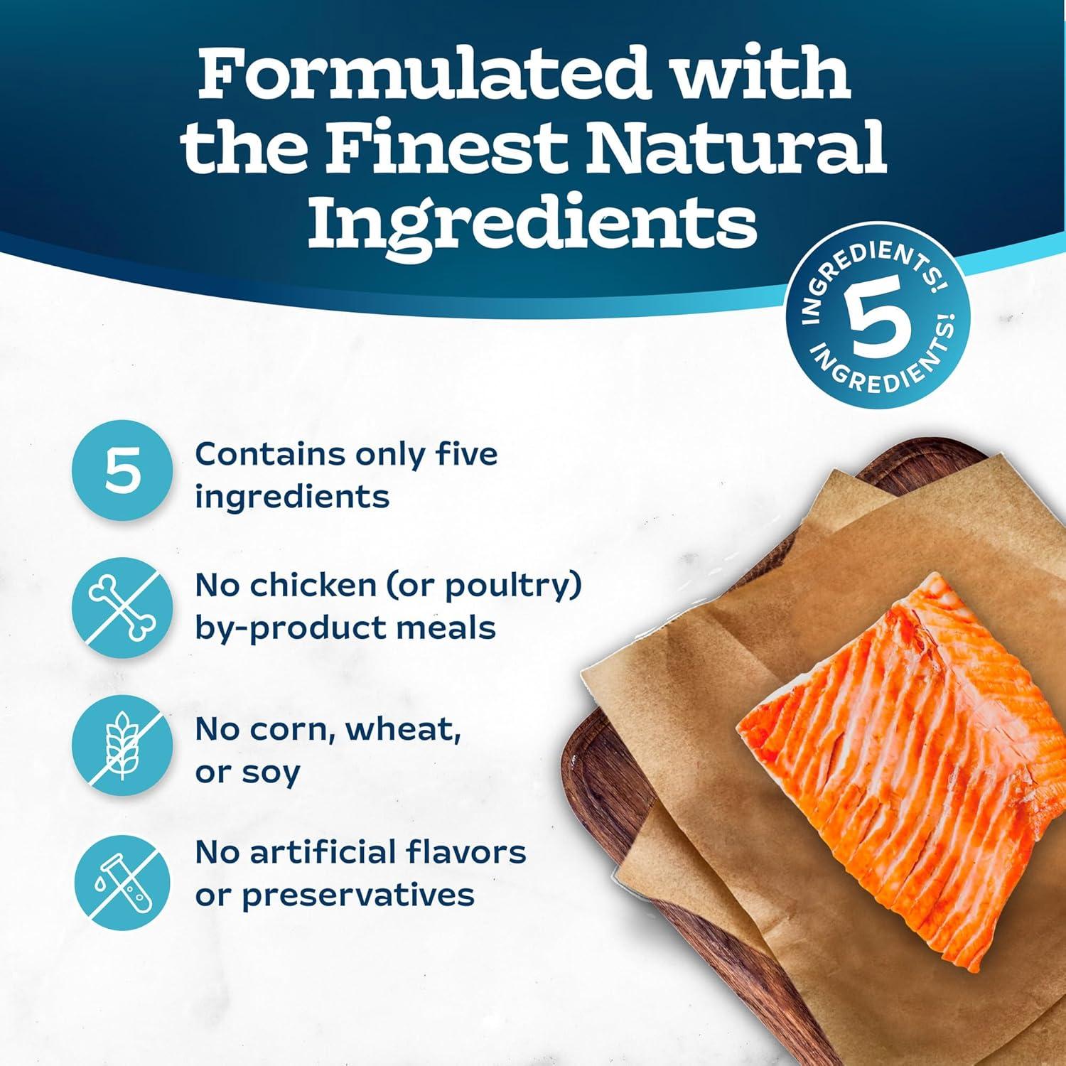 imageBlue Buffalo Tastefuls Pures Variety Pack Natural Cat Food Complement Resealable Twist Cap Pouches Chicken and Tuna 3oz 12 Count 6 of Each FlavorSalmon