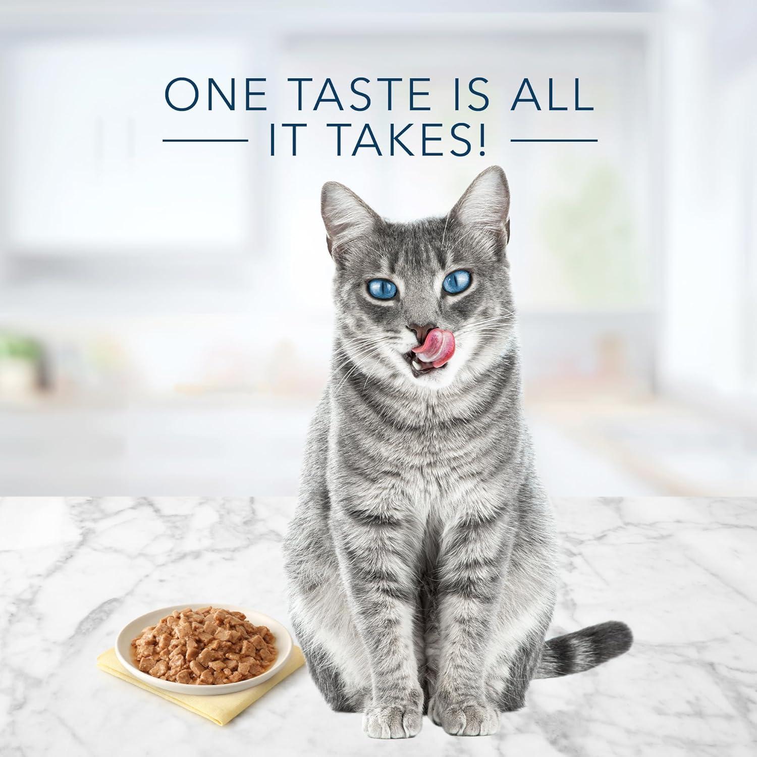 imageBlue Buffalo Tastefuls Wet Cat Food Pat Variety Pack Chicken Turkey amp Chicken Ocean Fish amp Tuna 55 oz Cans 12 CountChicken