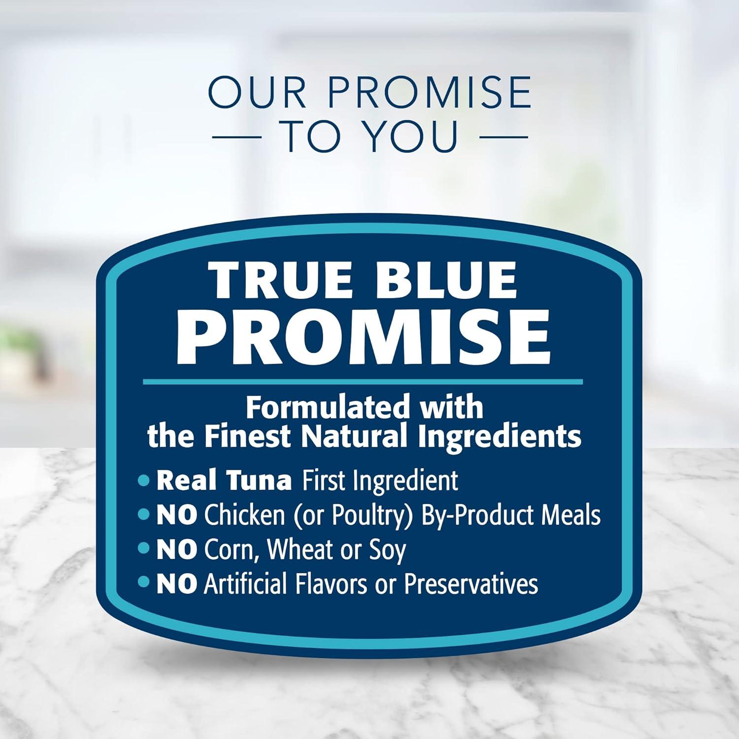 imageBlue Buffalo Tastefuls Wet Cat Food Pat Variety Pack Chicken Turkey amp Chicken Ocean Fish amp Tuna 55 oz Cans 12 CountTuna