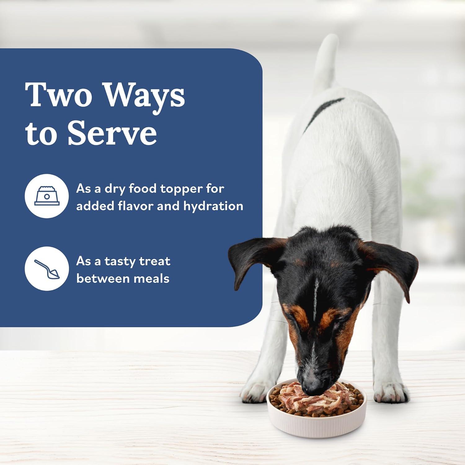 imageBlue Buffalo Tender Shreds Tasty Chicken Topper and Beef amp Chicken Topper Natural Dog Food Complement 25oz Pouch 12Count Variety PackBeef Chicken