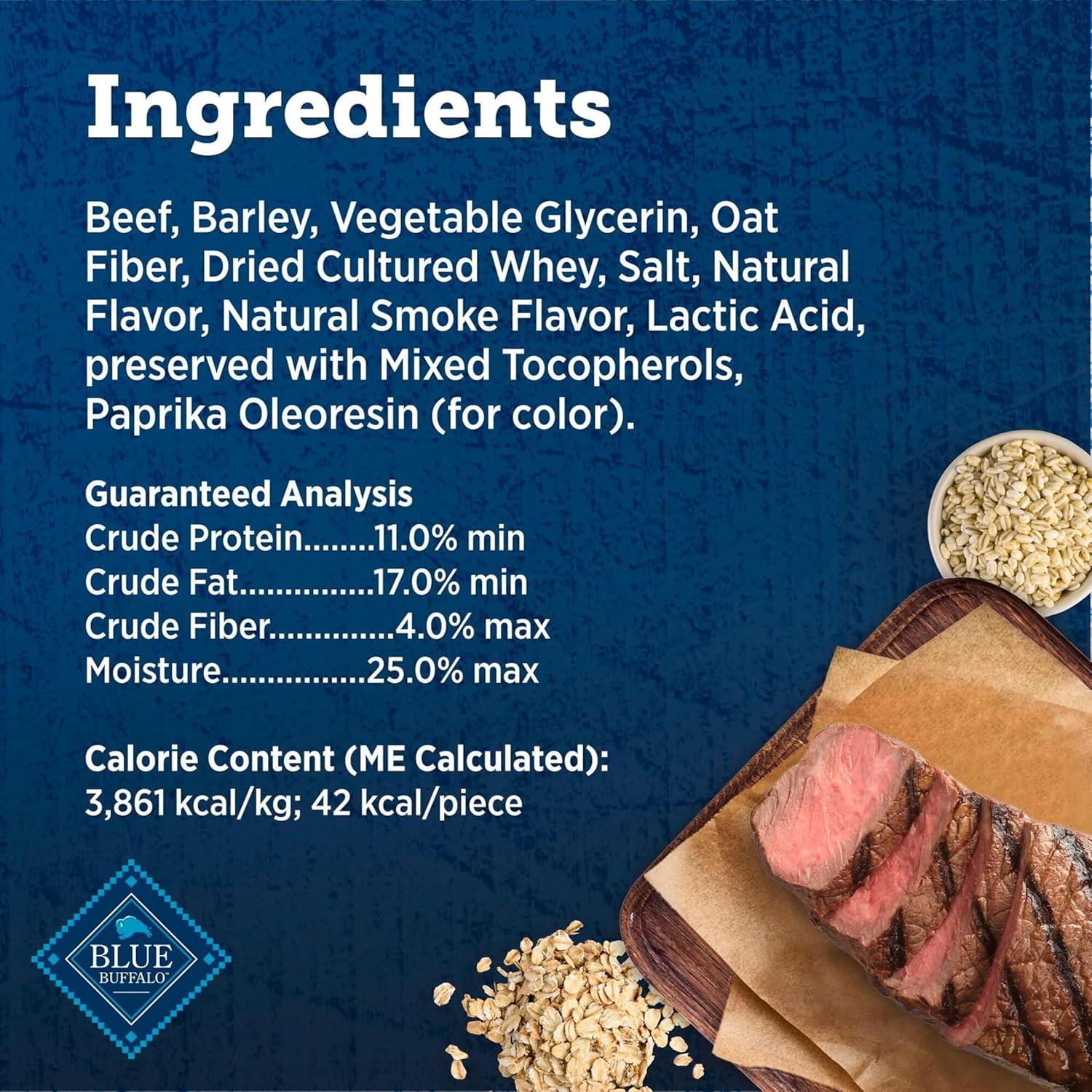 imageBlue Buffalo True Chews Dog Treats Made in the USA with Natural Ingredients Chicken Bacon Recipe 12oz BagBeef Burger