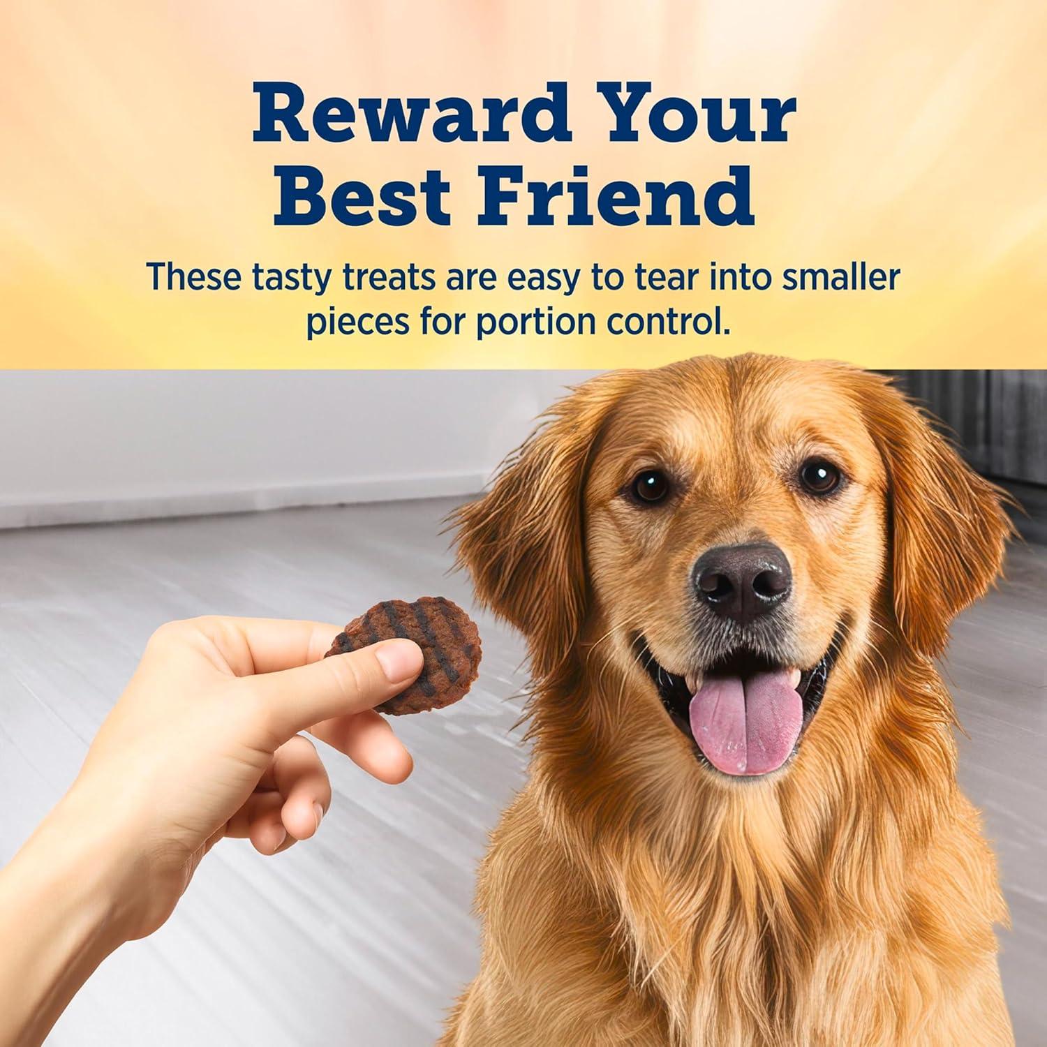 imageBlue Buffalo True Chews Dog Treats Made in the USA with Natural Ingredients Chicken Bacon Recipe 12oz BagBeef Burger