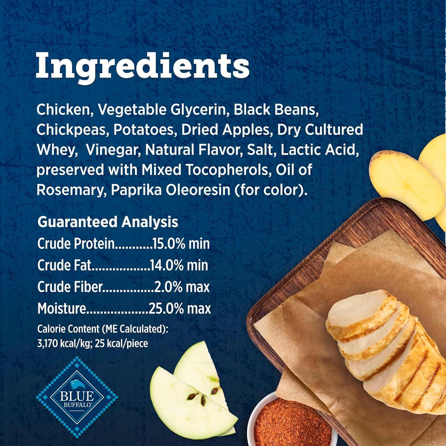 imageBlue Buffalo True Chews Dog Treats Made in the USA with Natural Ingredients Chicken and Apple Sausage Recipe 12oz BagChicken Apple