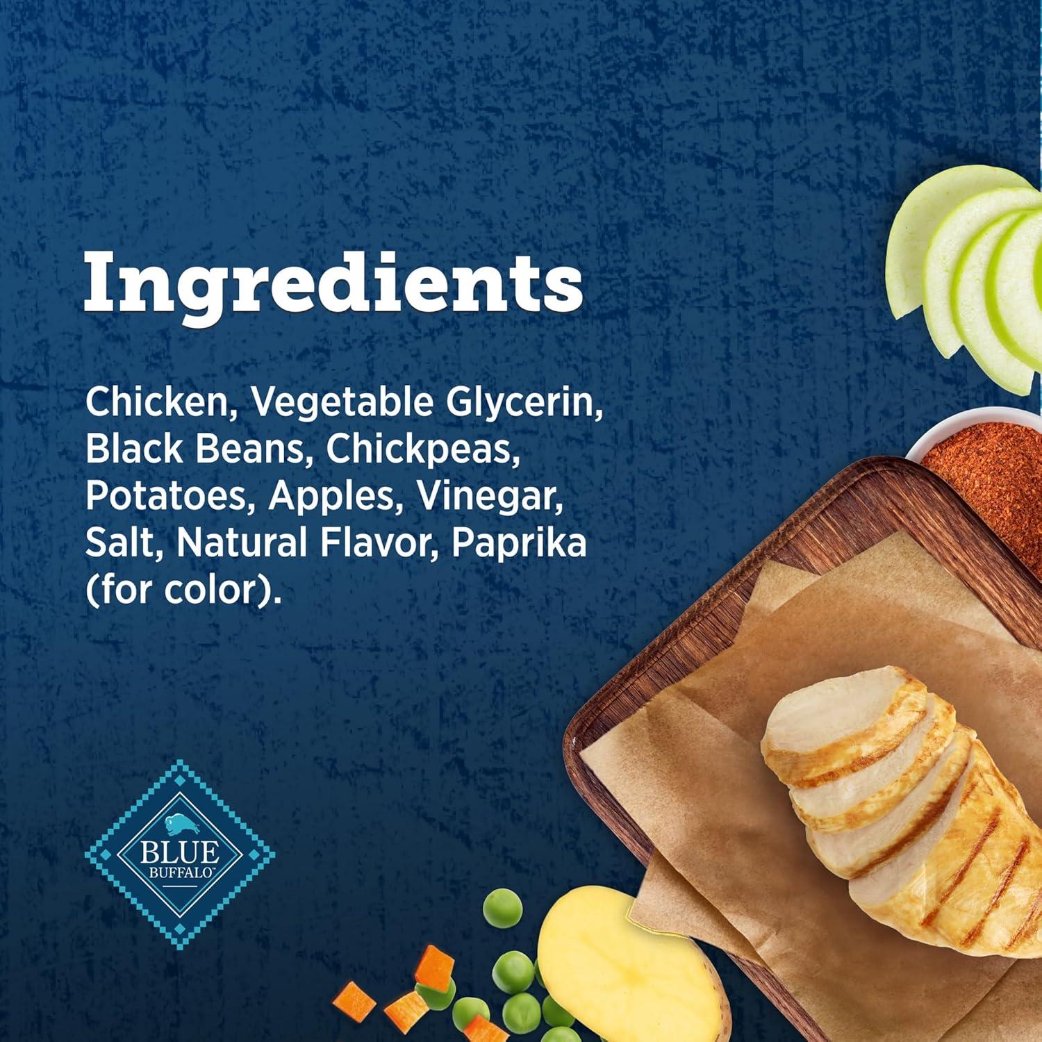 imageBlue Buffalo True Chews Dog Treats Made in the USA with Natural Ingredients Chicken and Apple Sausage Recipe 12oz BagChicken Apple