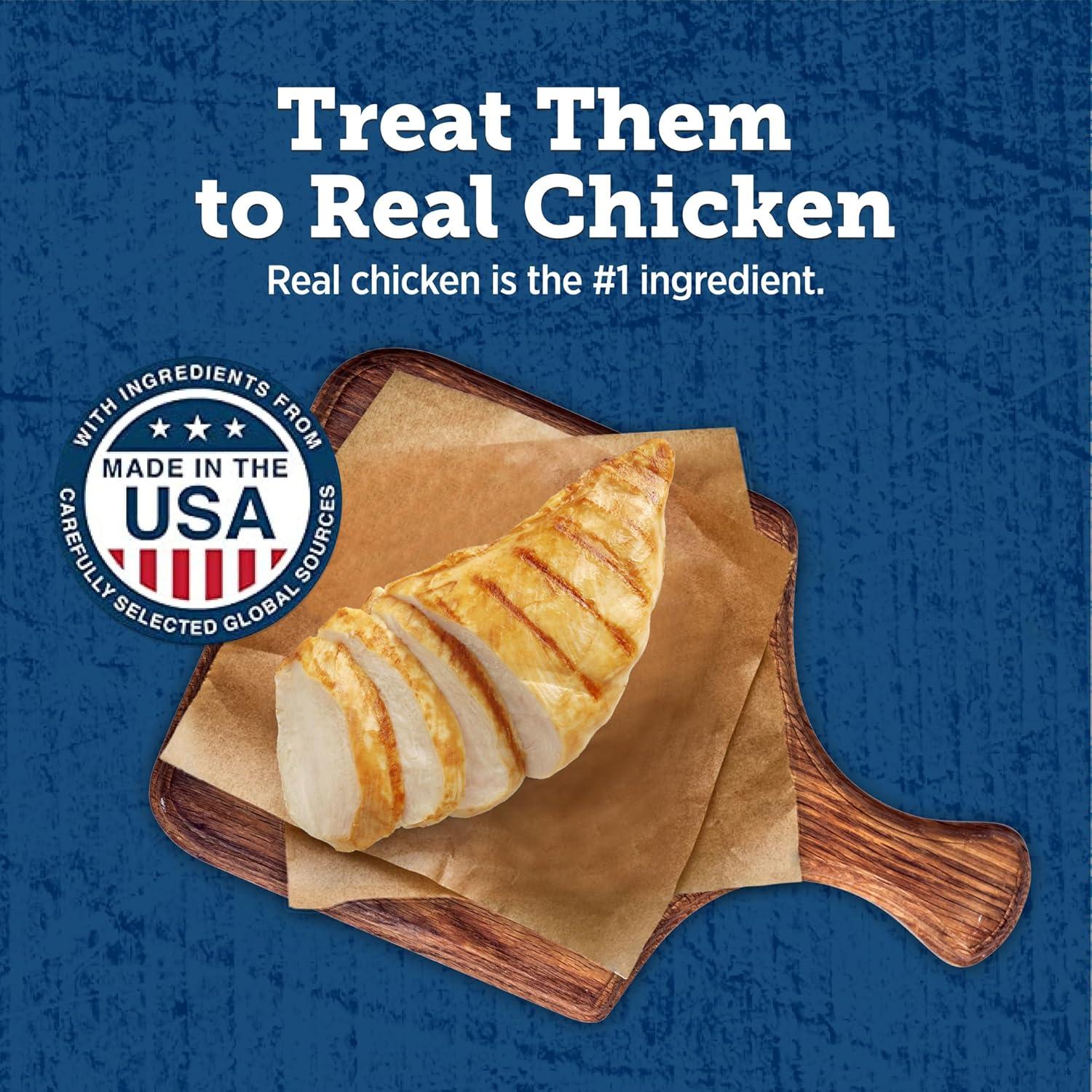 imageBlue Buffalo True Chews Dog Treats Made in the USA with Natural Ingredients Chicken and Apple Sausage Recipe 12oz BagChicken Apple