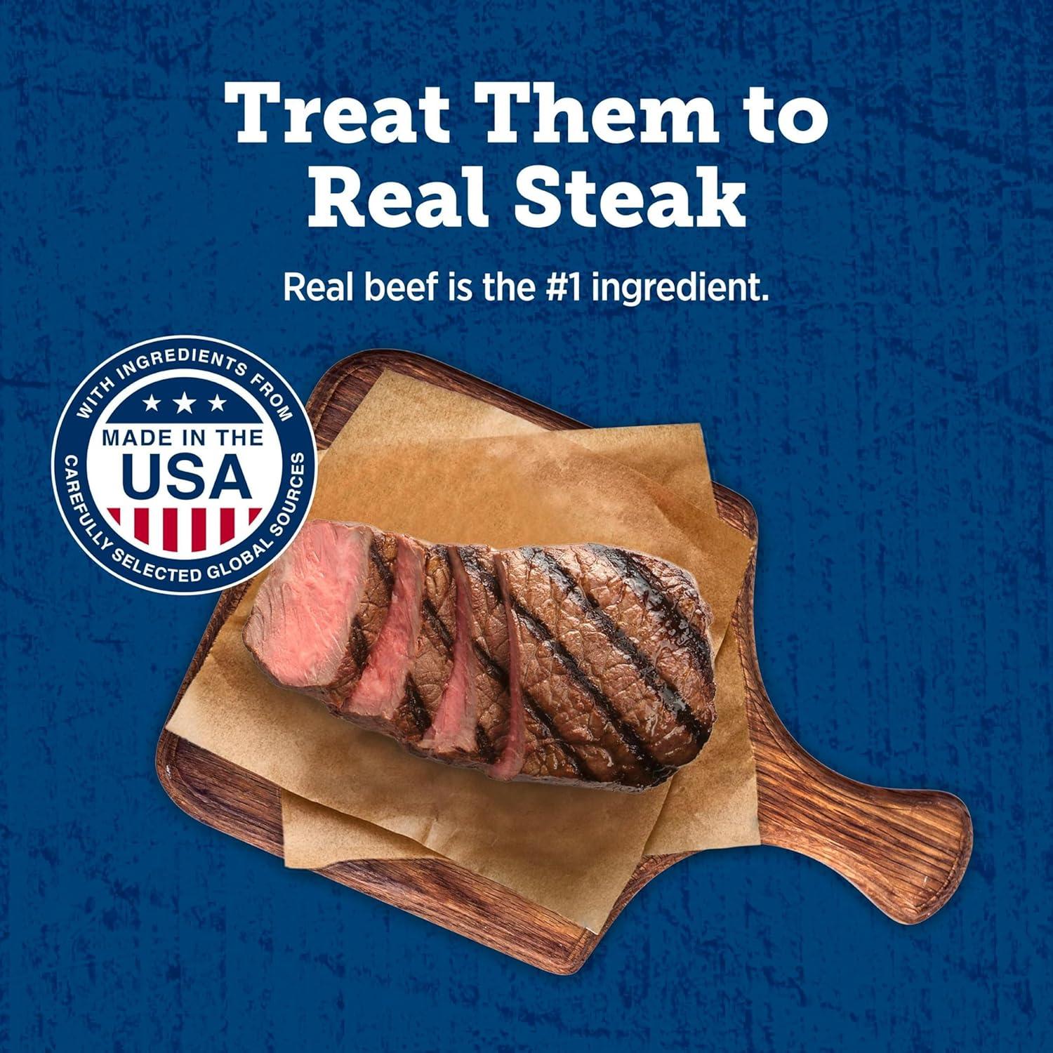 imageBlue Buffalo True Chews Premium Morsels Natural Dog Treats Chicken 11 oz BagSteak