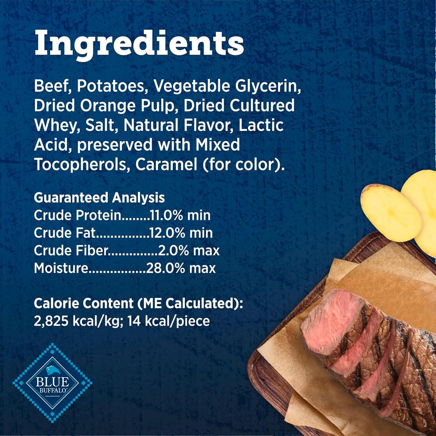 imageBlue Buffalo True Chews Premium Morsels Natural Dog Treats Chicken 11 oz BagSteak