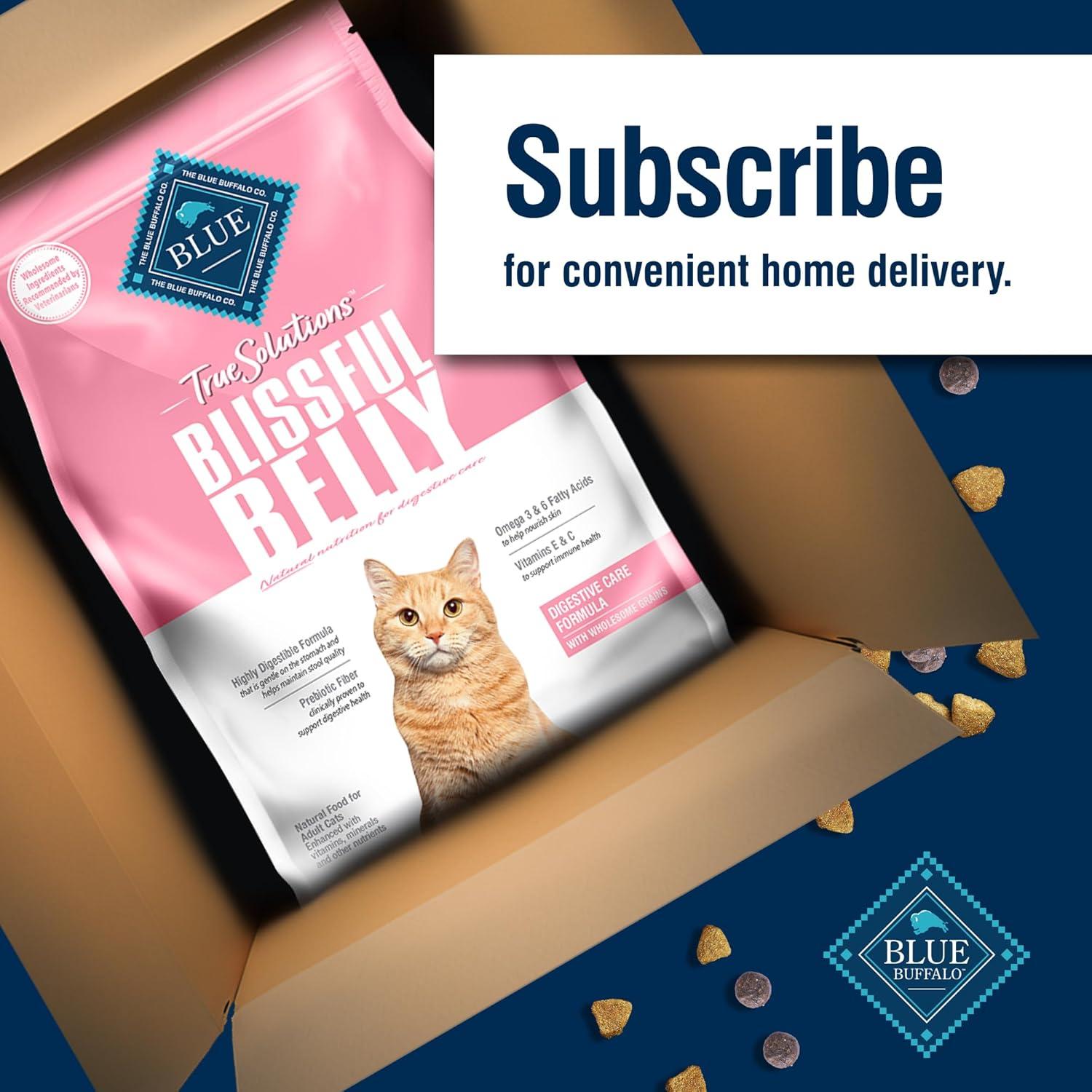 imageBlue Buffalo True Solutions Digestive Care Natural Dry Cat Food for Adult Cats Chicken 11lb BagChicken