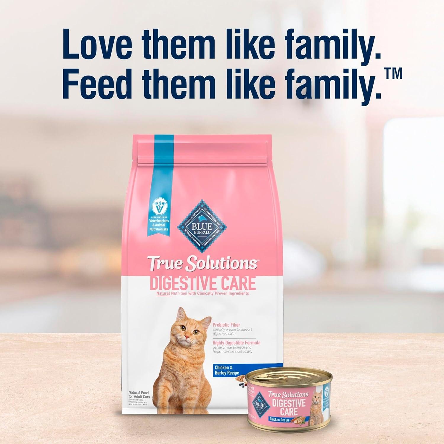 imageBlue Buffalo True Solutions Digestive Care Natural Dry Cat Food for Adult Cats Chicken 11lb BagChicken