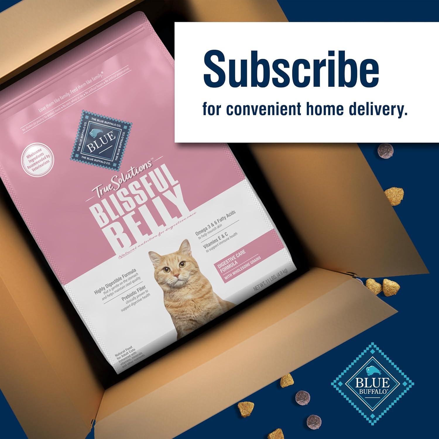 imageBlue Buffalo True Solutions Digestive Care Natural Dry Cat Food for Adult Cats Chicken 11lb BagChicken