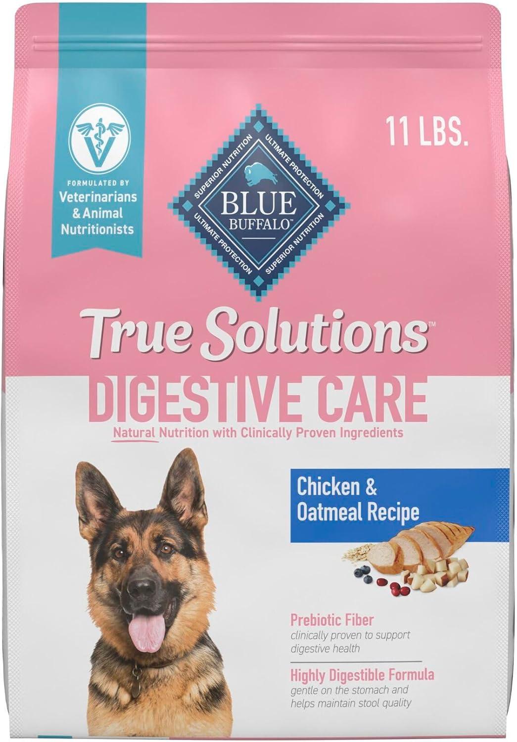 imageBlue Buffalo True Solutions Digestive Care Natural Dry Dog Food for Adult Dogs Chicken 4lb BagChicken