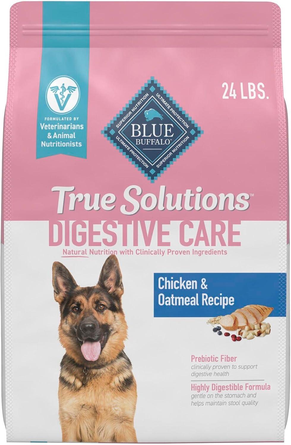 imageBlue Buffalo True Solutions Digestive Care Natural Dry Dog Food for Adult Dogs Chicken 4lb BagChicken