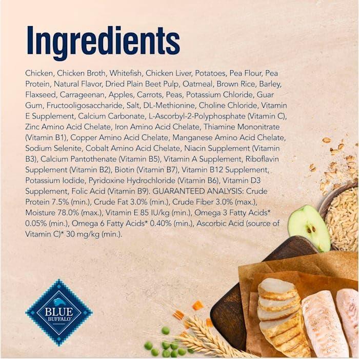 imageBlue Buffalo True Solutions Digestive Care Wet Dog Food for Adult Dogs Made with Natural Ingredients Chicken 125oz Cans 12 Count125 Ounce Pack of 12