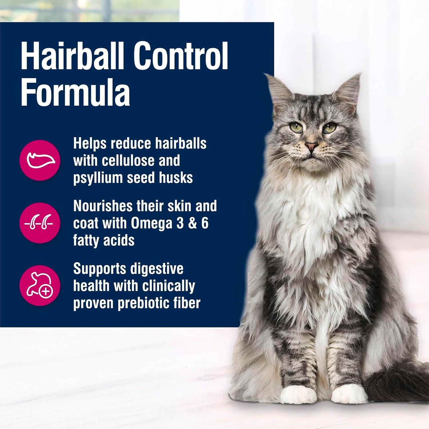 imageBlue Buffalo True Solutions Hairball Control Adult Dry Cat Food Made in the USA with Natural Ingredients Chicken 35lb BagChicken
