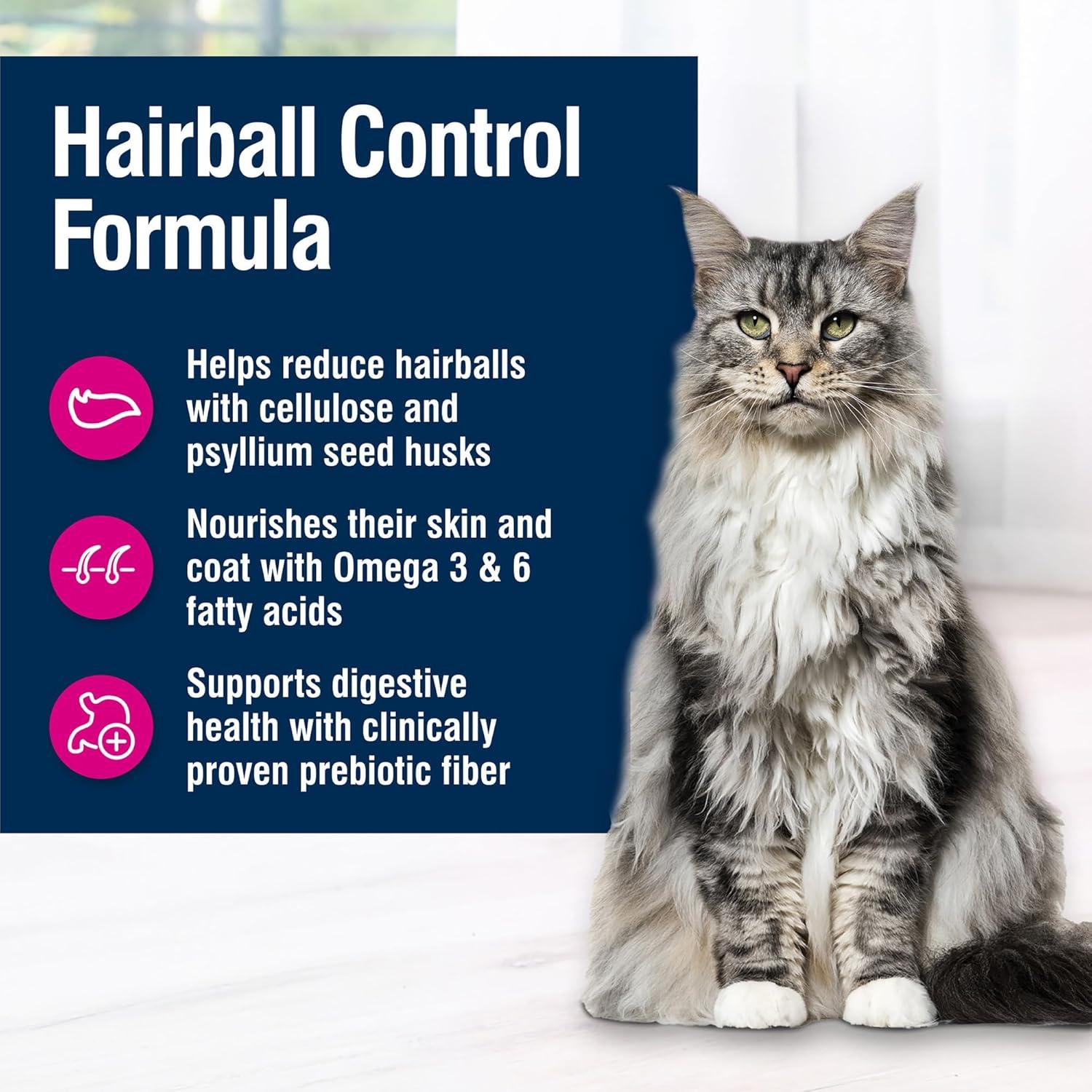 imageBlue Buffalo True Solutions Hairball Control Natural Dry Cat Food for Adult Cats Chicken 11lb Bag