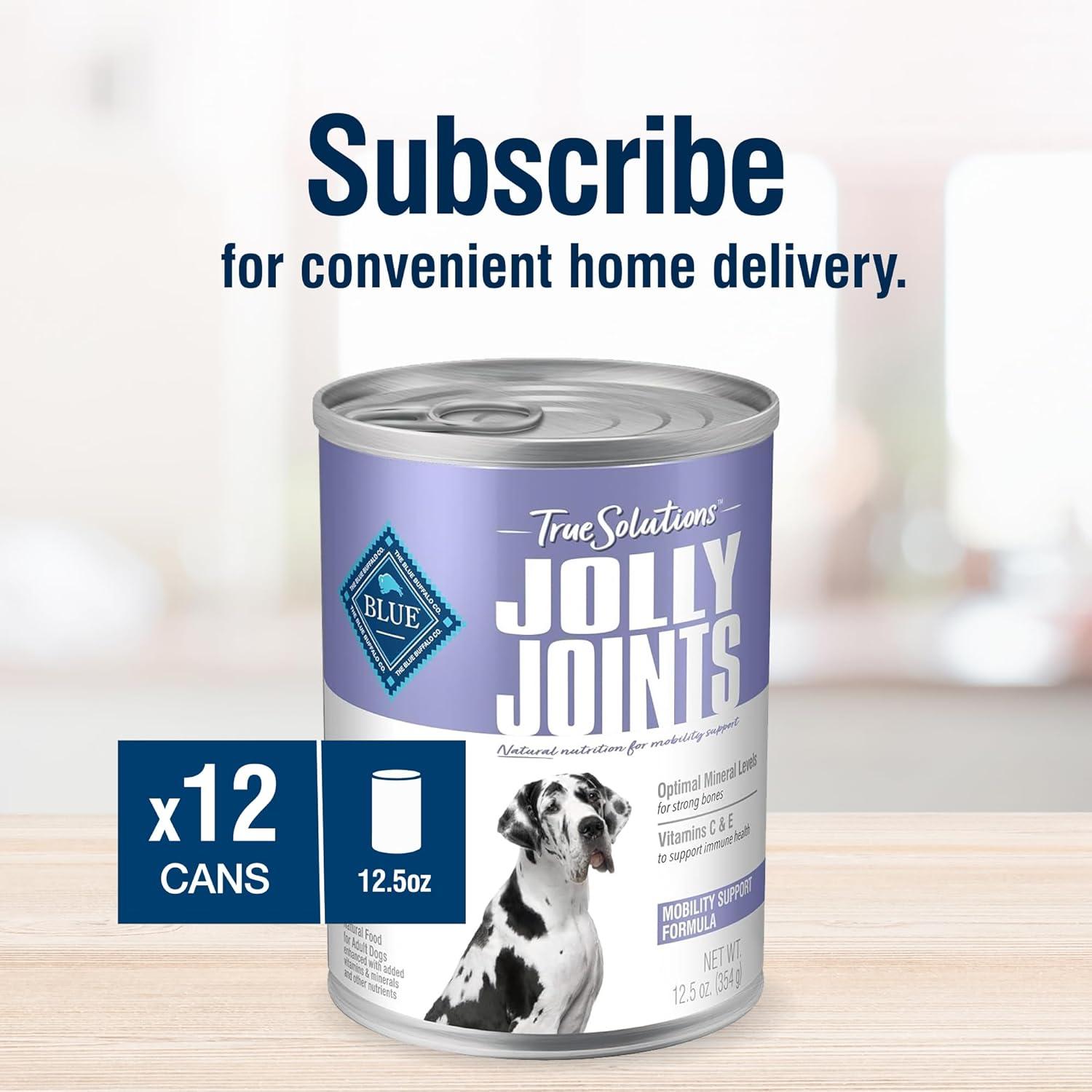 imageBlue Buffalo True Solutions Mobility Care Wet Dog Food for Adult Dogs Made with Natural Ingredients Chicken 125oz cans 12 Count