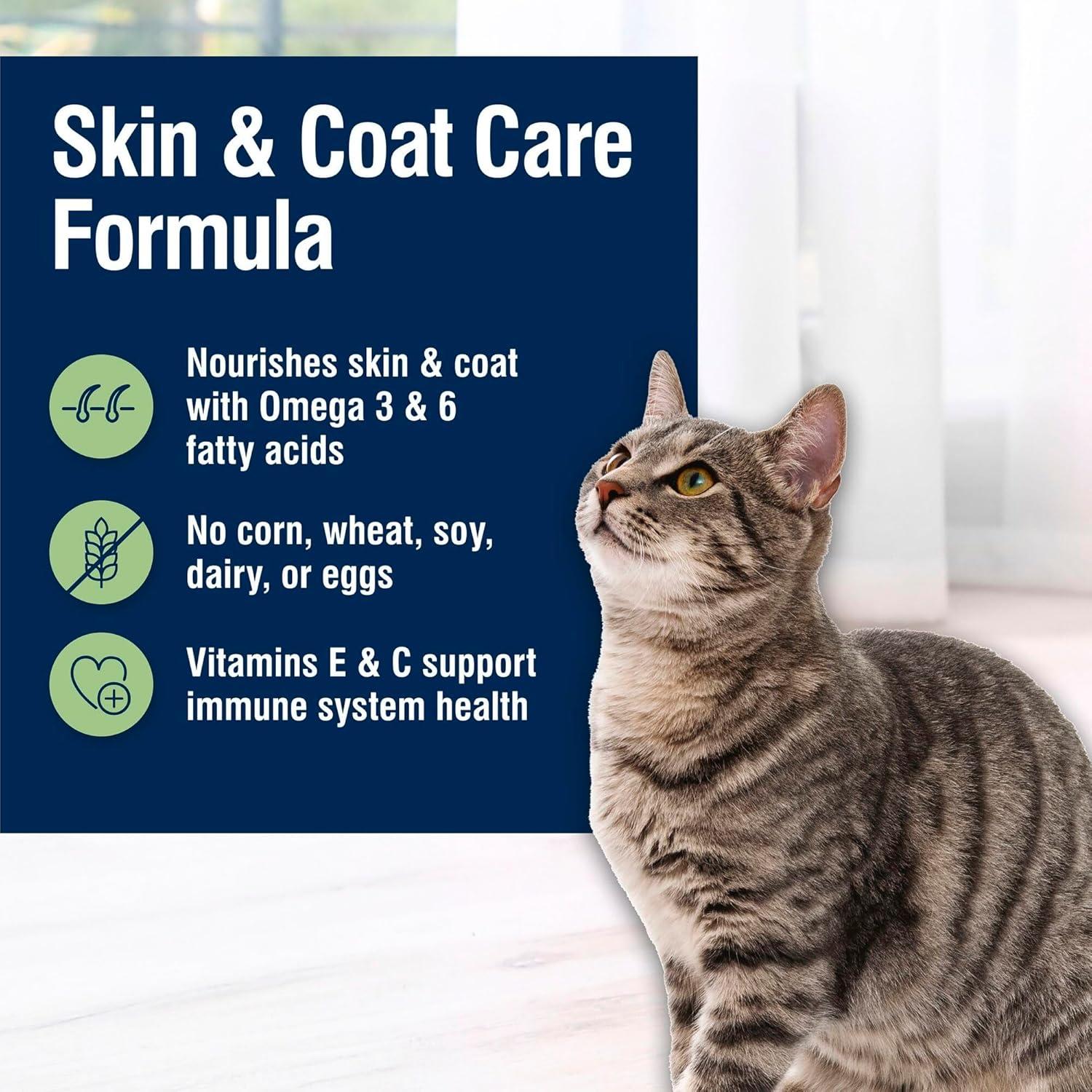 imageBlue Buffalo True Solutions Skin amp Coat Care Natural Dry Cat Food for Adult Cats Salmon 35lb BagSalmon