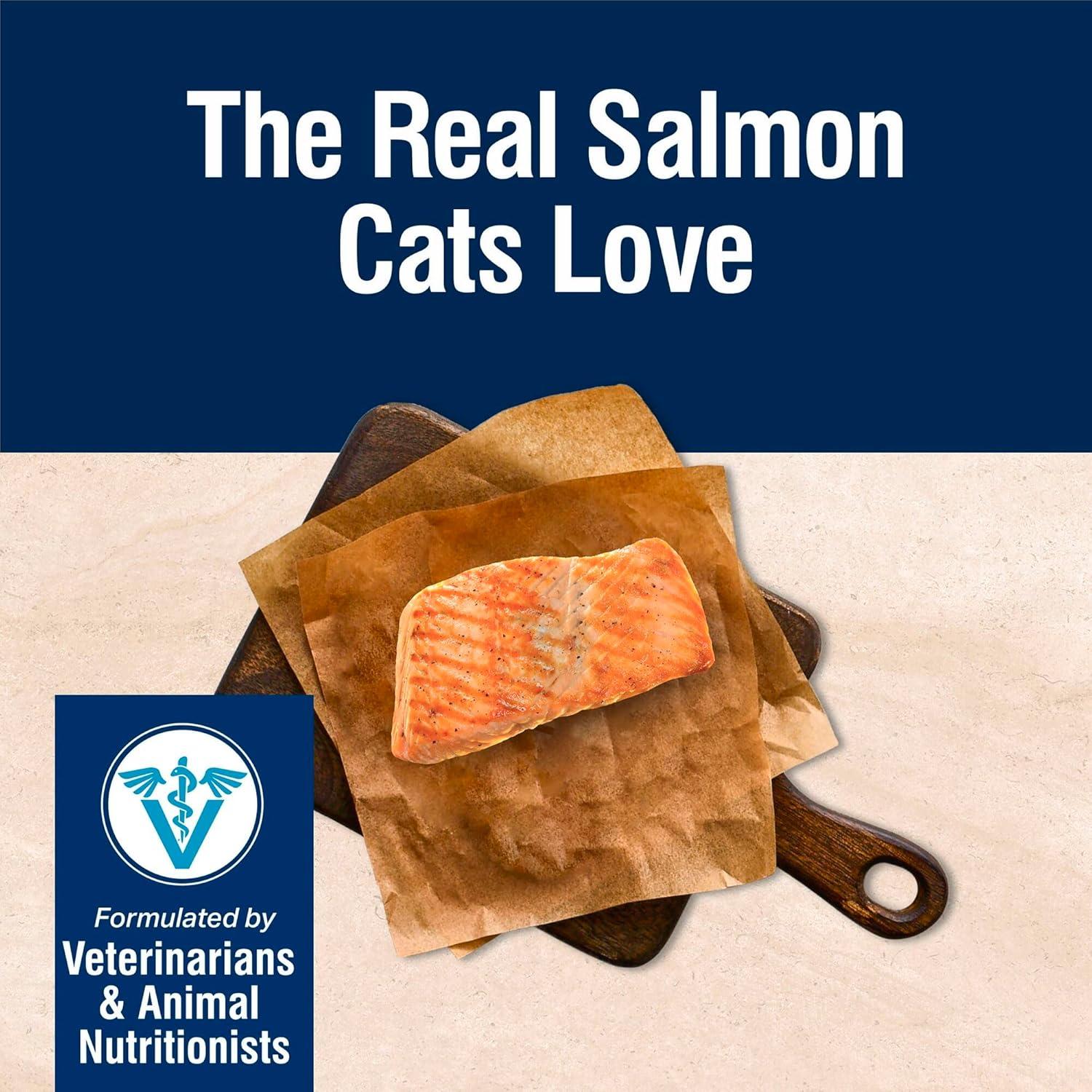 imageBlue Buffalo True Solutions Skin amp Coat Care Natural Dry Cat Food for Adult Cats Salmon 35lb BagSalmon