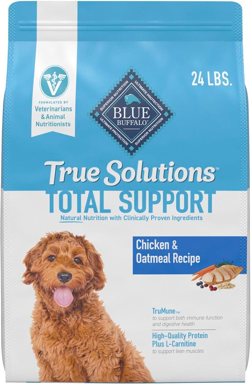 imageBlue Buffalo True Solutions Total Support Natural Dry Dog Food for Adult Dogs Chicken 24lb BagChicken