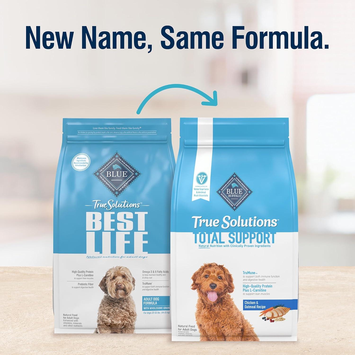 imageBlue Buffalo True Solutions Total Support Natural Dry Dog Food for Adult Dogs Chicken 24lb BagChicken
