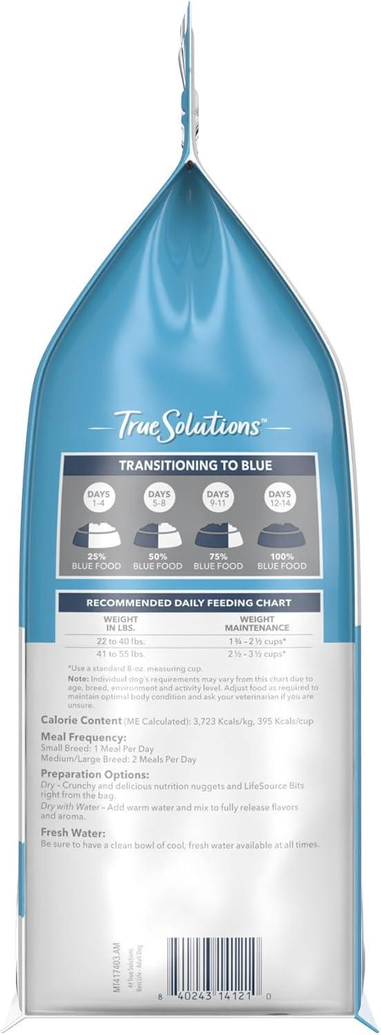 imageBlue Buffalo True Solutions Total Support Natural Dry Dog Food for Adult Dogs Chicken 24lb BagChicken