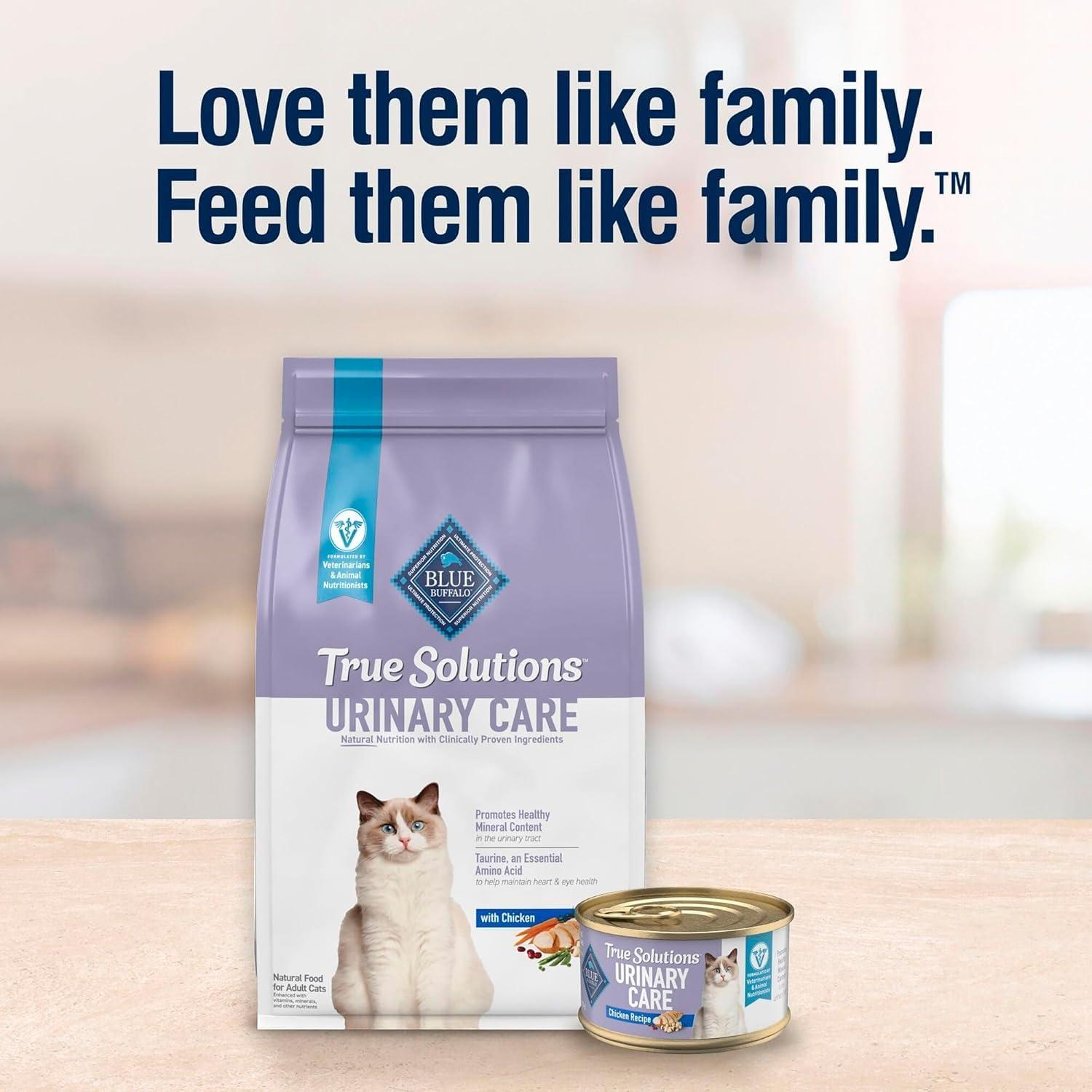 imageBlue Buffalo True Solutions Urinary Care Wet Cat Food for Adult Cats Made with Natural Ingredients Chicken 30oz Cans 24 Count