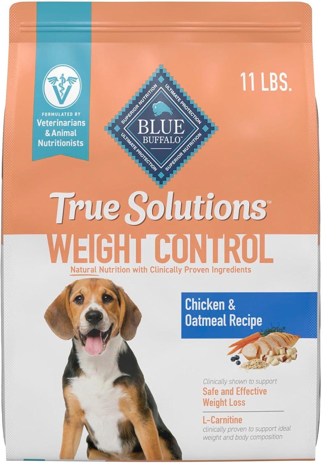 imageBlue Buffalo True Solutions Weight Control Natural Dry Dog Food for Adult Dogs Chicken 11lb BagChicken
