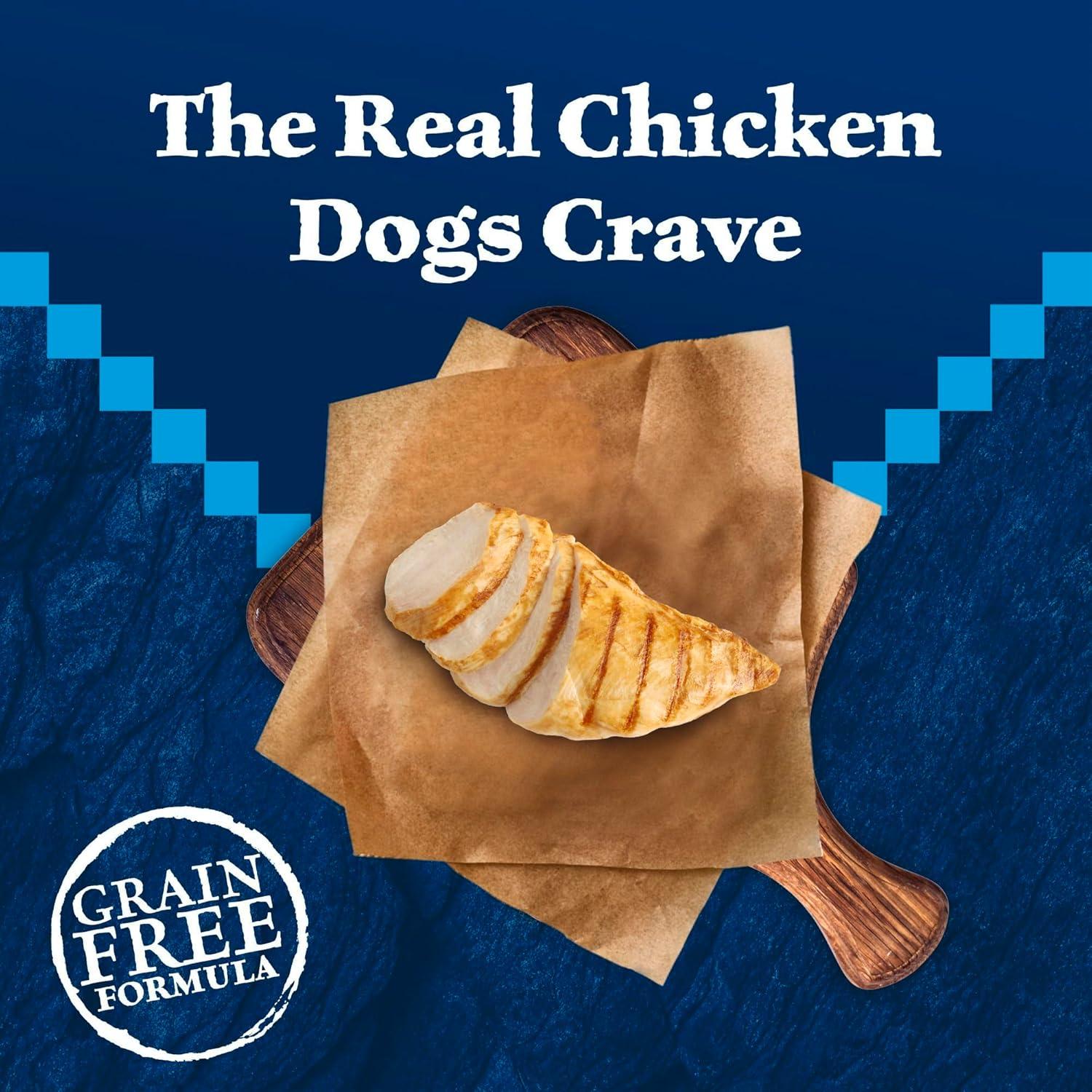 imageBlue Buffalo Wilderness Adult HighProtein Dry Dog Food with Real Chicken GrainFree Made in the USA with Natural Ingredients Chicken 24lb BagChicken Grain Free