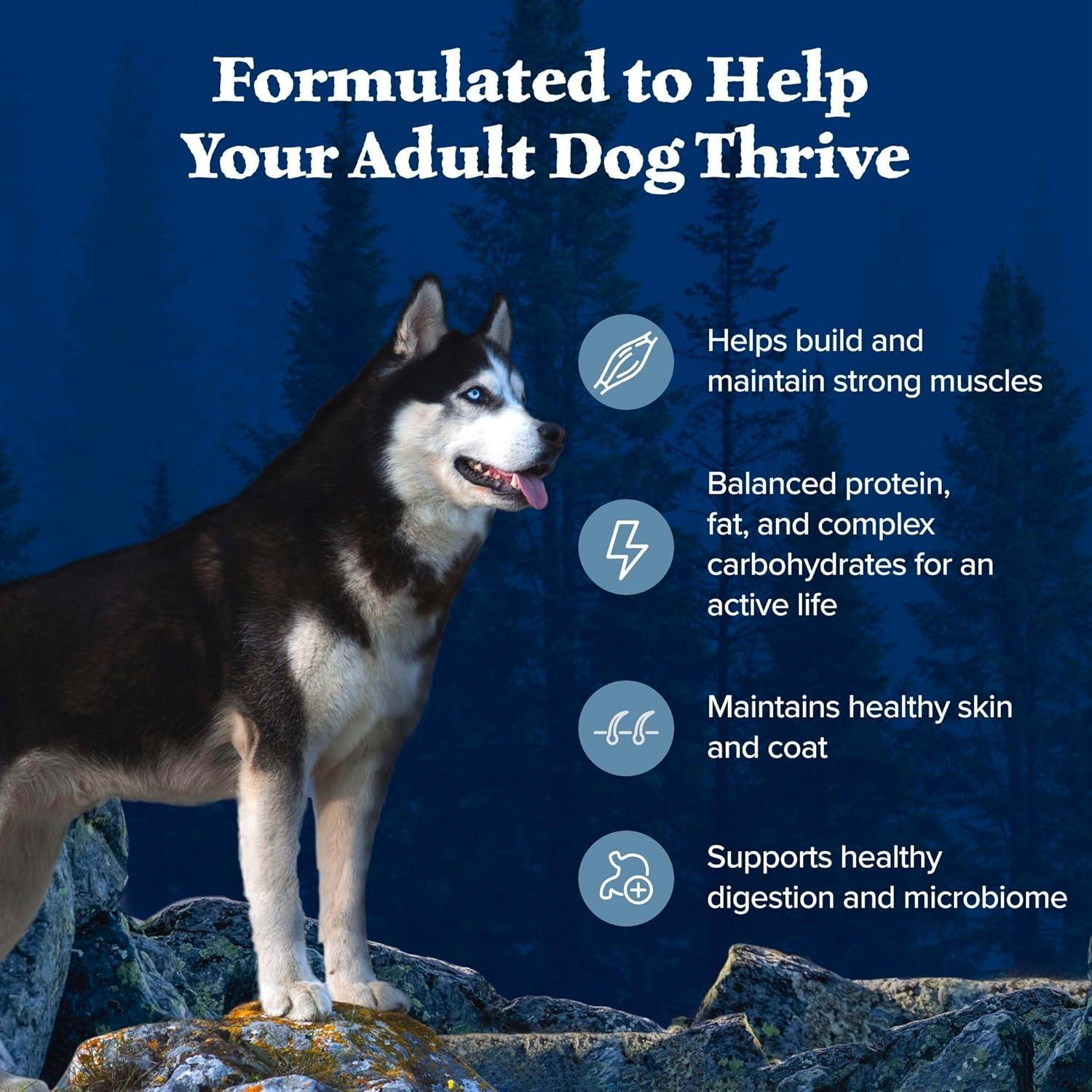 imageBlue Buffalo Wilderness Adult HighProtein Dry Dog Food with Real Chicken GrainFree Made in the USA with Natural Ingredients Chicken 24lb BagChicken Grain Free