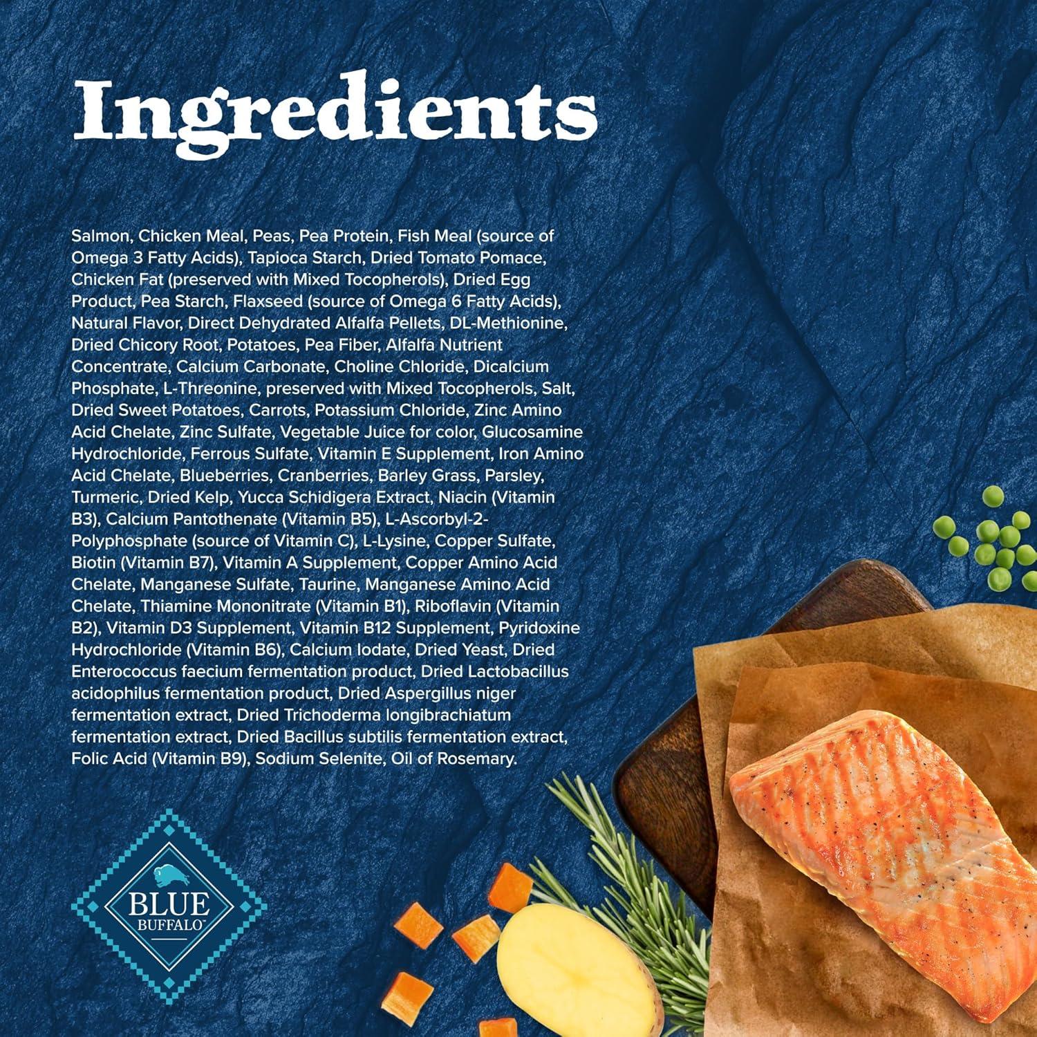 imageBlue Buffalo Wilderness Adult HighProtein Dry Dog Food with Real Chicken GrainFree Made in the USA with Natural Ingredients Chicken 24lb BagSalmon Grain Free