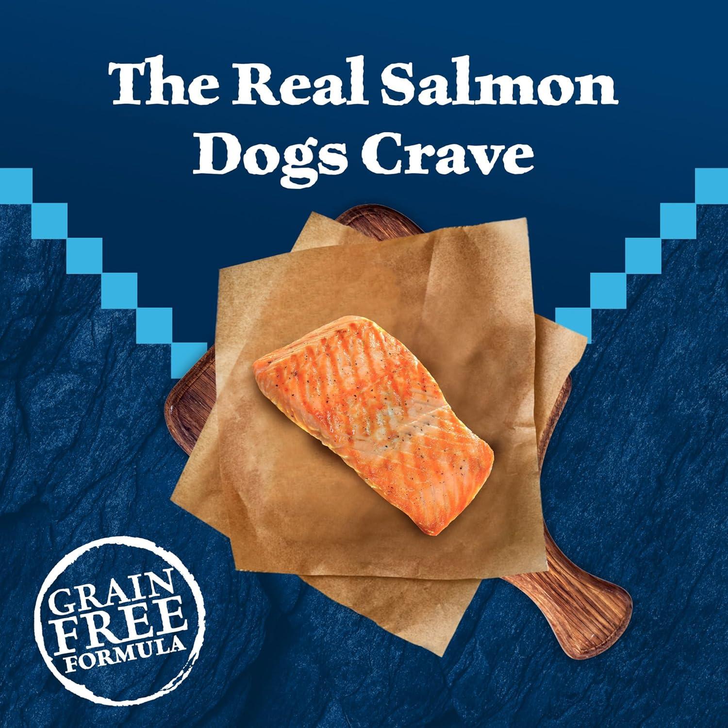 imageBlue Buffalo Wilderness Adult HighProtein Dry Dog Food with Real Chicken GrainFree Made in the USA with Natural Ingredients Chicken 24lb BagSalmon Grain Free