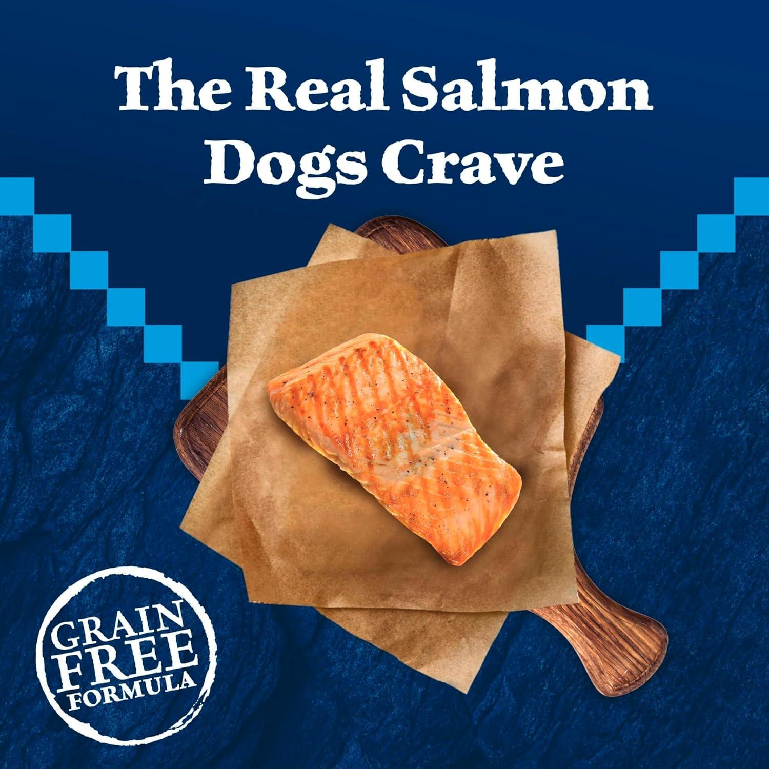 imageBlue Buffalo Wilderness Adult HighProtein Dry Dog Food with Real Chicken GrainFree Made in the USA with Natural Ingredients Chicken 24lb BagSalmon Grain Free