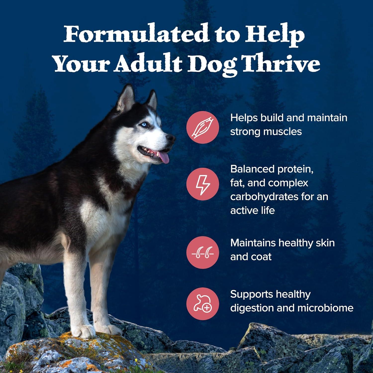 imageBlue Buffalo Wilderness Adult HighProtein Dry Dog Food with Real Chicken GrainFree Made in the USA with Natural Ingredients Chicken 24lb BagSalmon Grain Free
