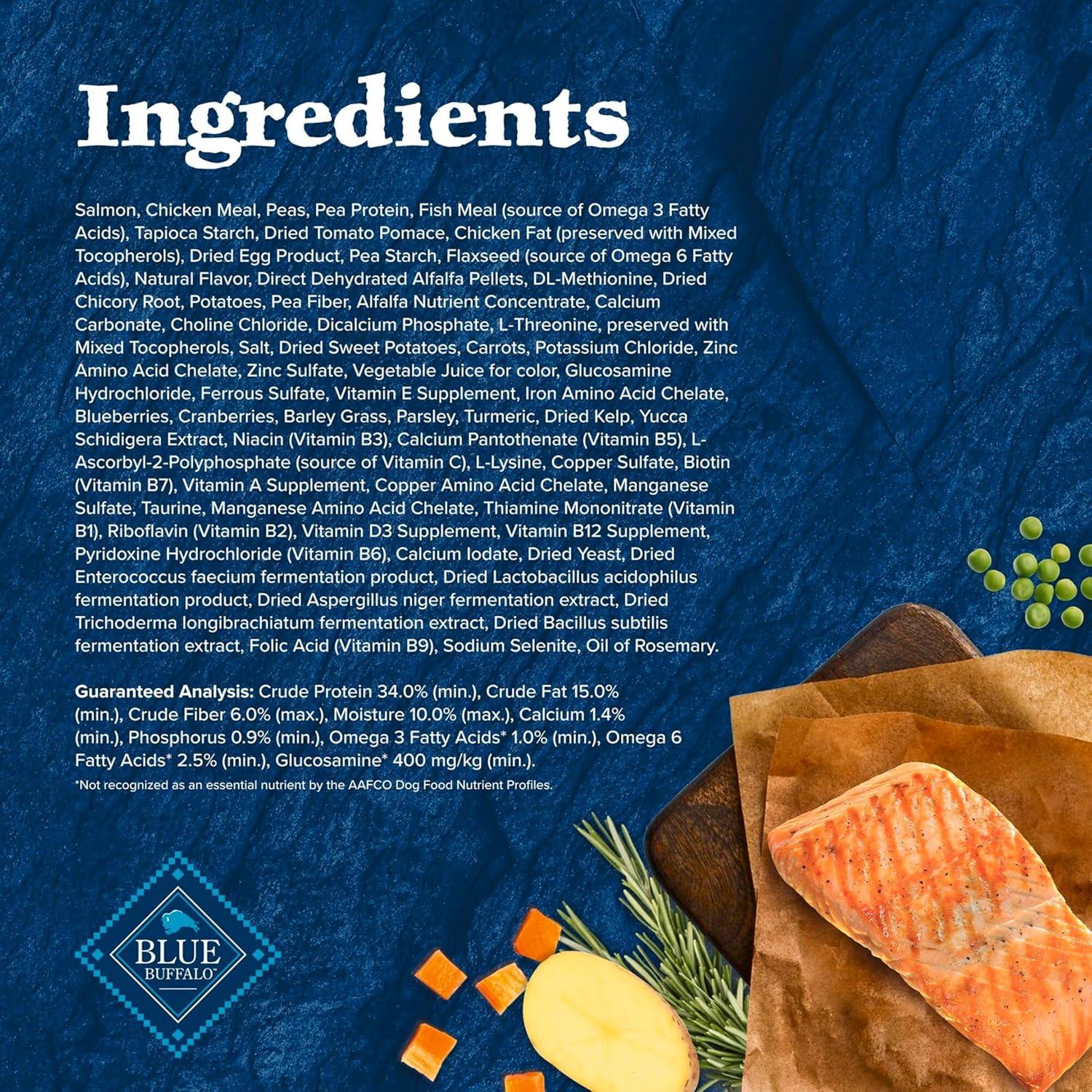imageBlue Buffalo Wilderness Adult HighProtein Dry Dog Food with Real Chicken GrainFree Made in the USA with Natural Ingredients Chicken 24lb BagSalmon Grain Free