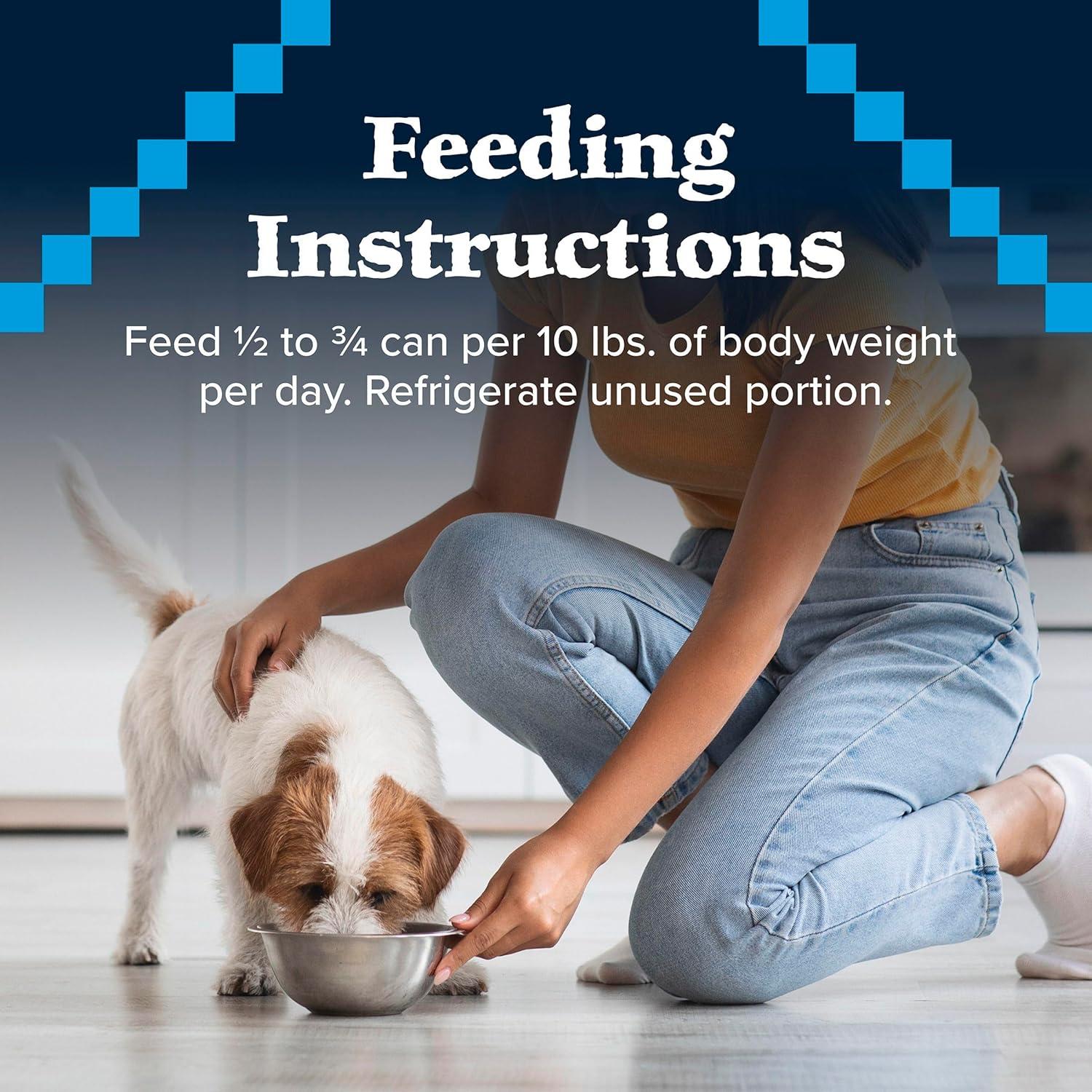 imageBlue Buffalo Wilderness Adult Wet Dog Food HighProtein amp GrainFree Made with Natural Ingredients Salmon amp Chicken Grill 125oz Cans 12 CountBeef Chicken