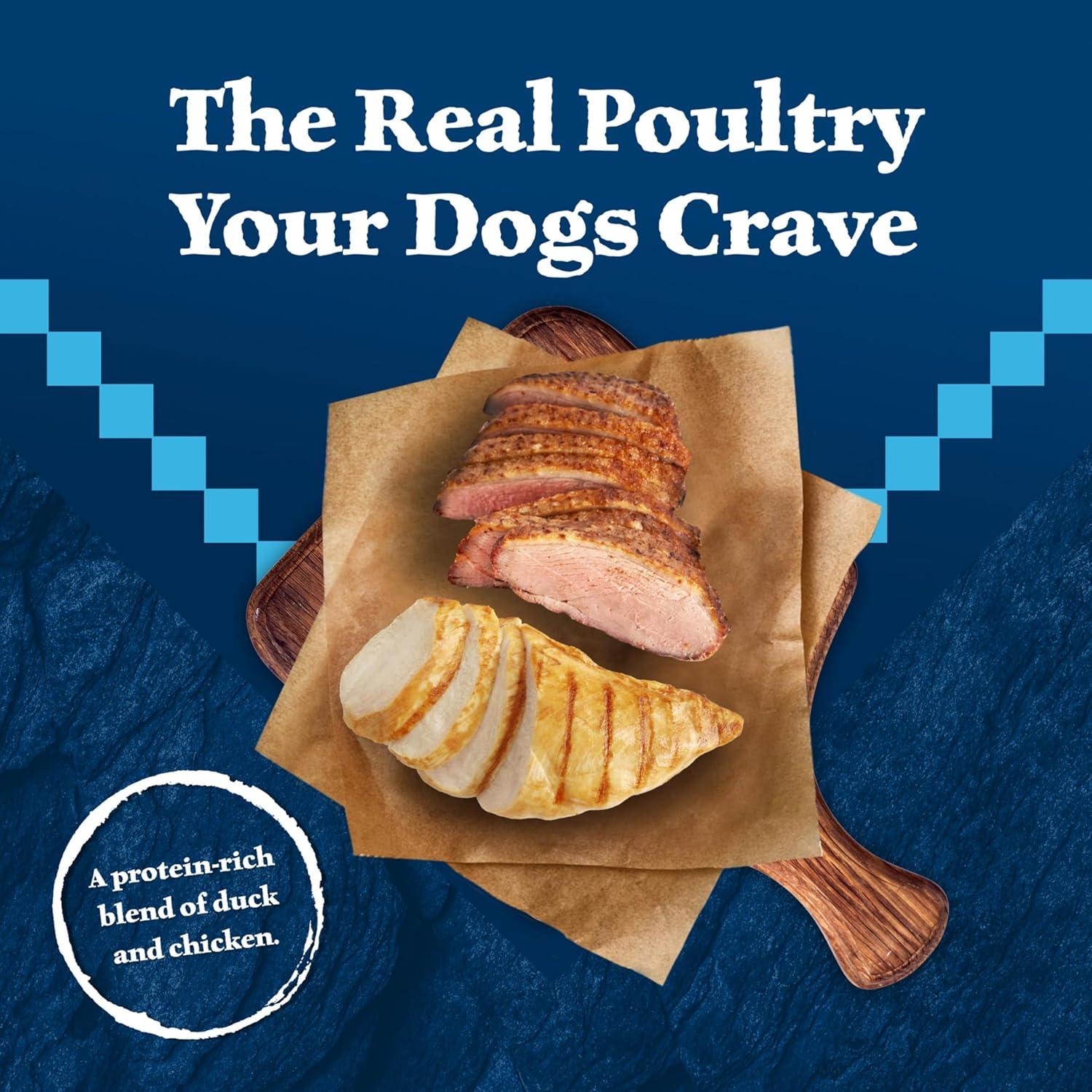 imageBlue Buffalo Wilderness Adult Wet Dog Food HighProtein amp GrainFree Made with Natural Ingredients Salmon amp Chicken Grill 125oz Cans 12 CountDuck Chicken
