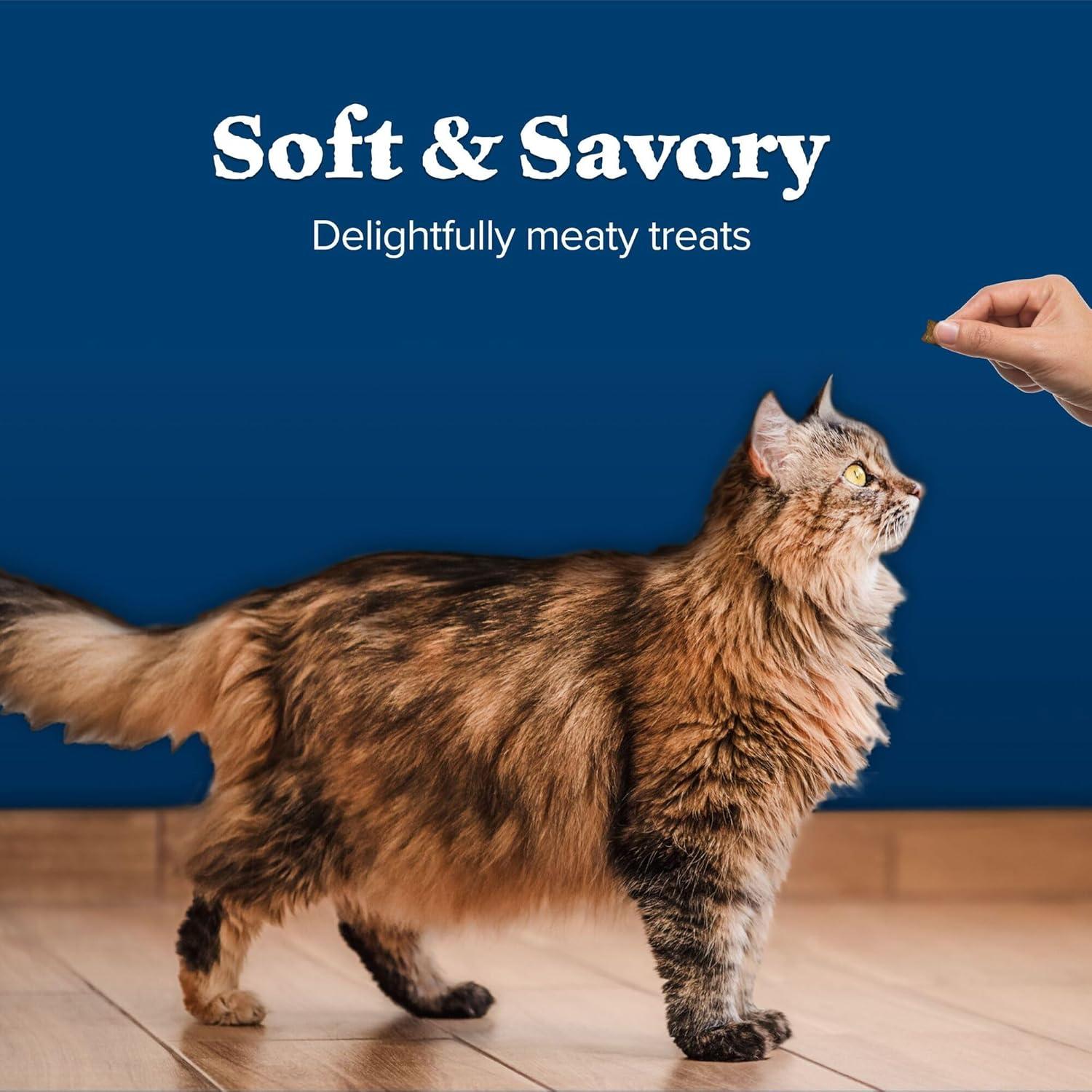imageBlue Buffalo Wilderness Grain Free SoftMoist Chicken amp Salmon Cat Treats 2oz BagChicken Salmon