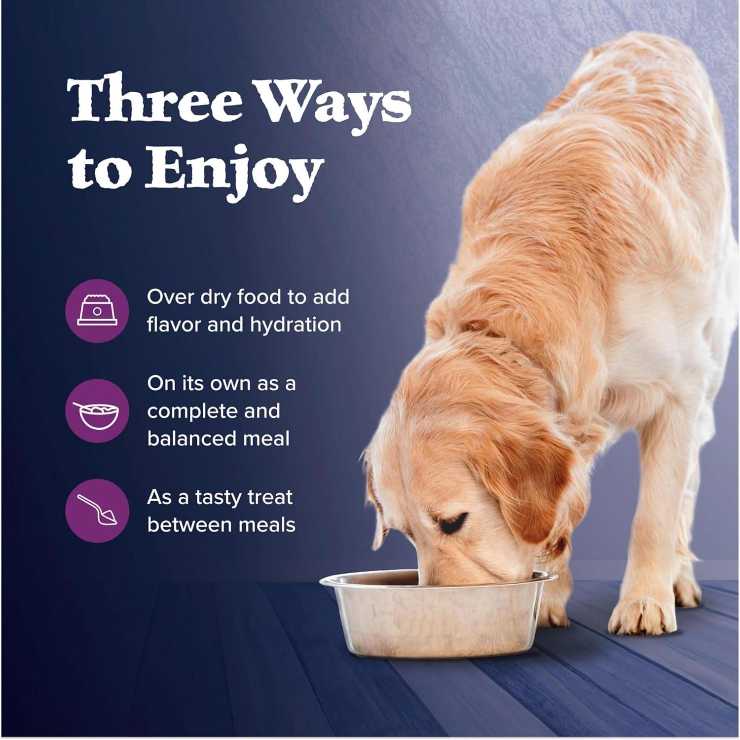 imageBlue Buffalo Wilderness High Protein Beef and Chicken amp Salmon and Chicken Wet Dog Food Variety Pack for Adult Dogs GrainFree 125 oz Cans 6 Pack125 Ounce Pack of 6