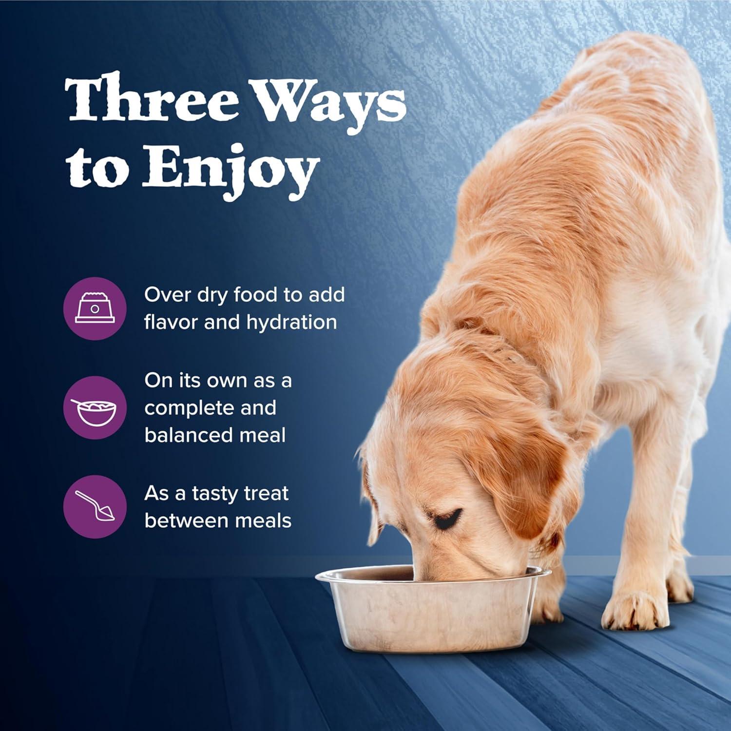 imageBlue Buffalo Wilderness High Protein Beef and Chicken amp Salmon and Chicken Wet Dog Food Variety Pack for Adult Dogs GrainFree 125 oz Cans 6 Pack125 Ounce Pack of 12